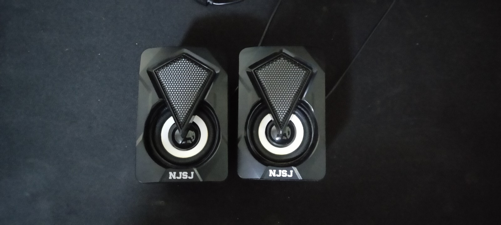 NJSJ H128 Light up Gaming Speakers Active Desktop Speakers 2.0 - NEW