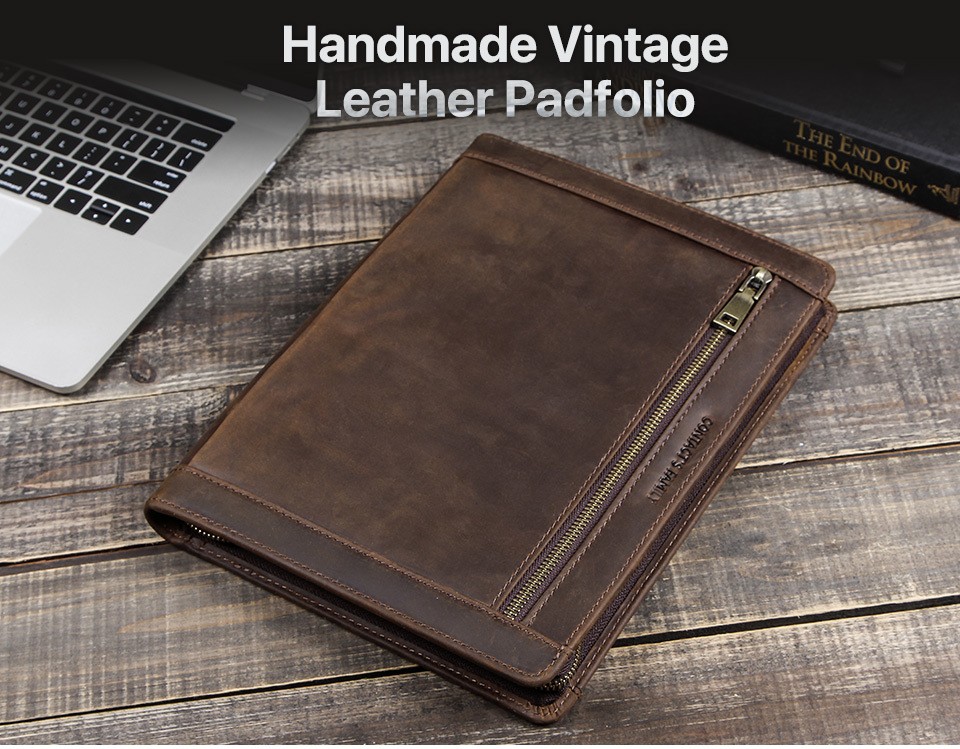 Genuine Crazy Horse Leather Multi functional Protective Cover for Apple iPad Pro