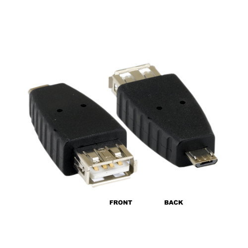 USB 2.0 Micro B 5Pin Male to Type A Female Converter Adapter Connect Smart Phone