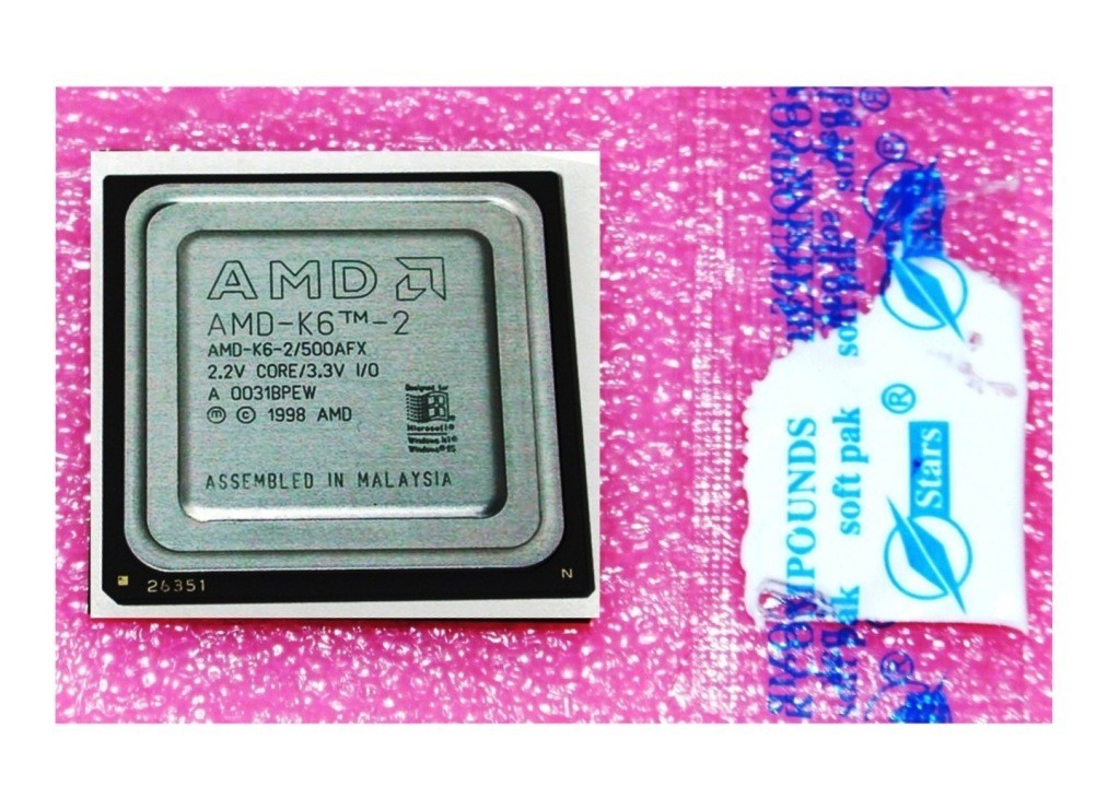 AMD K6-2 500MHz 2.2v✔️Super Socket 7 CPU✔️Processor Vintage✔️Gaming✔️K6-2/500AFX