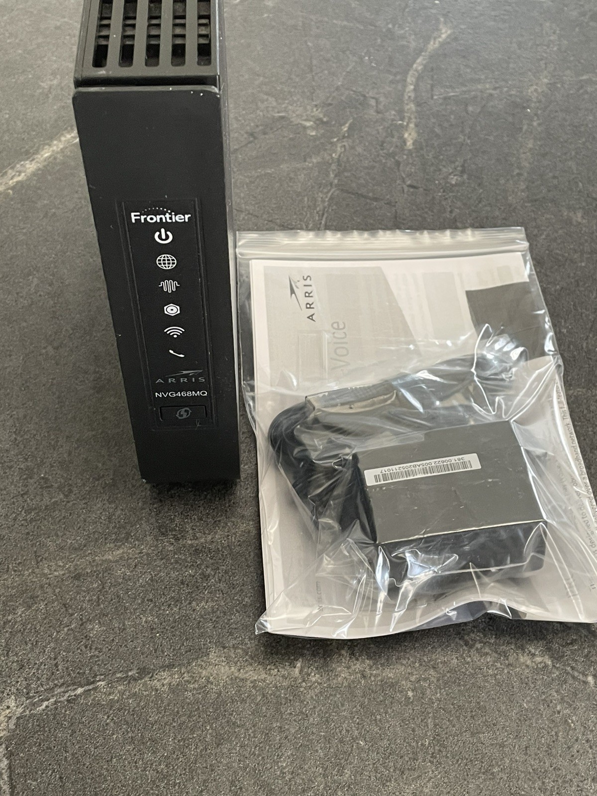 ARRIS NVG468MQ Frontier Router 802.11ac Wi-Fi and MoCA2.0 4 port gigabit  Tested