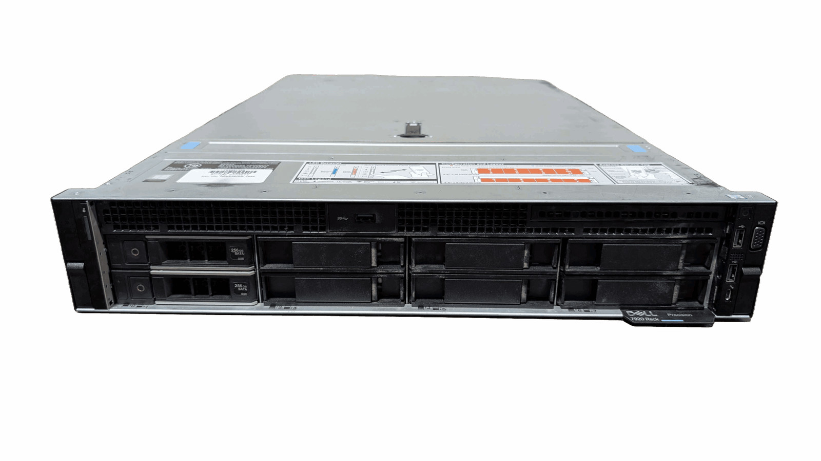 Dell Precision R7920 2x Gold 5118 2.3GHz 24-Cores  64GB  2x Trays  2x 1600w