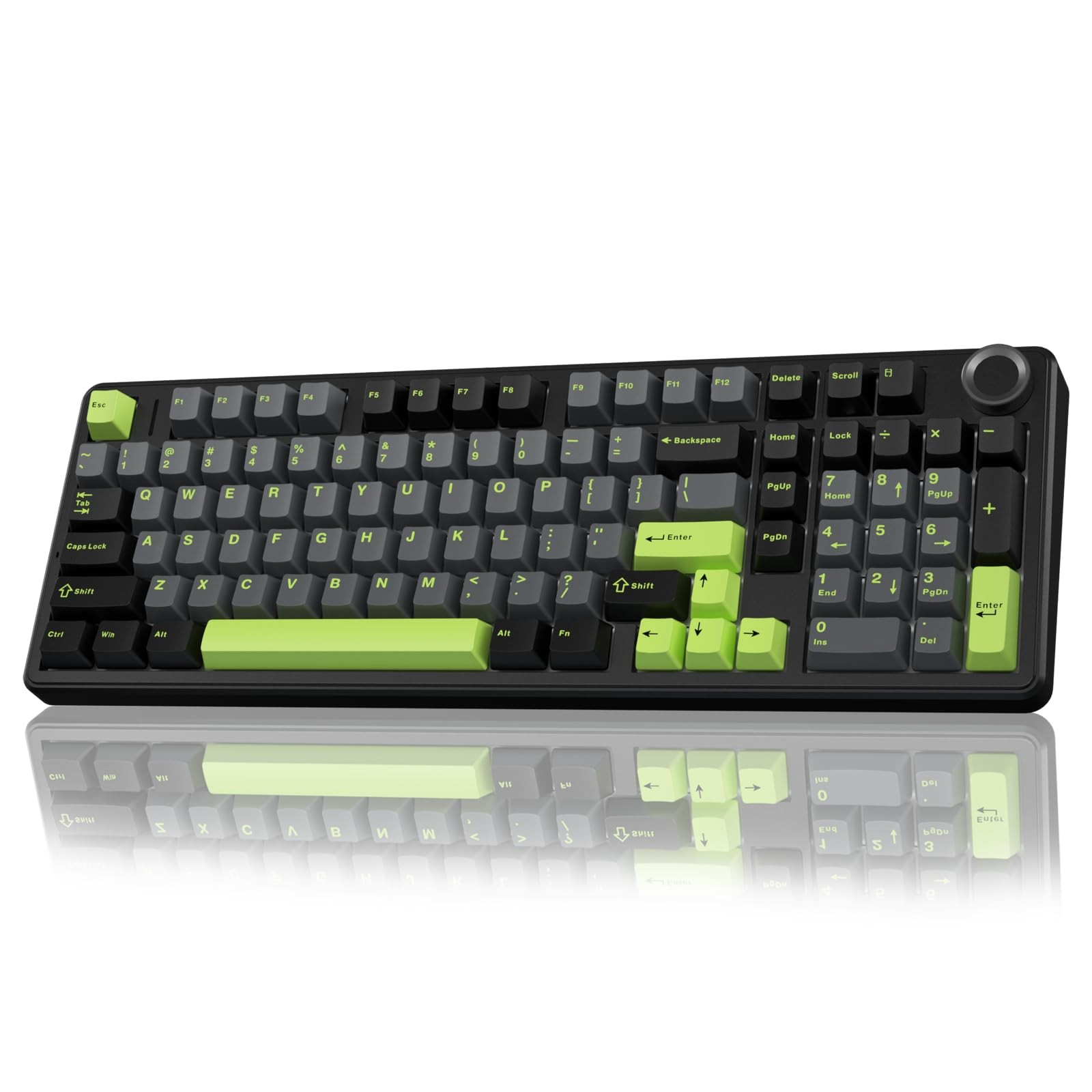 AULA F99 Pro Wireless Mechanical Keyboard 99 Key RGB Backlit Numpad Knob Gaming