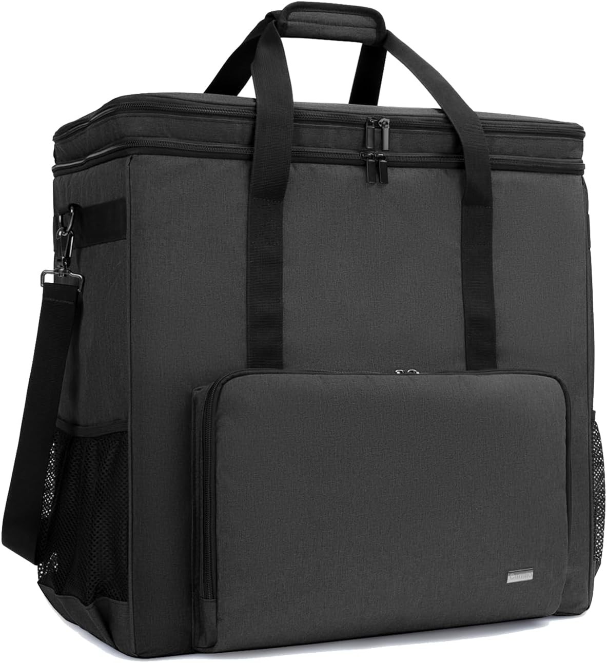 Double-Layer PC Carrying Case Computer Travel Bag Tower Black Computer Desktop