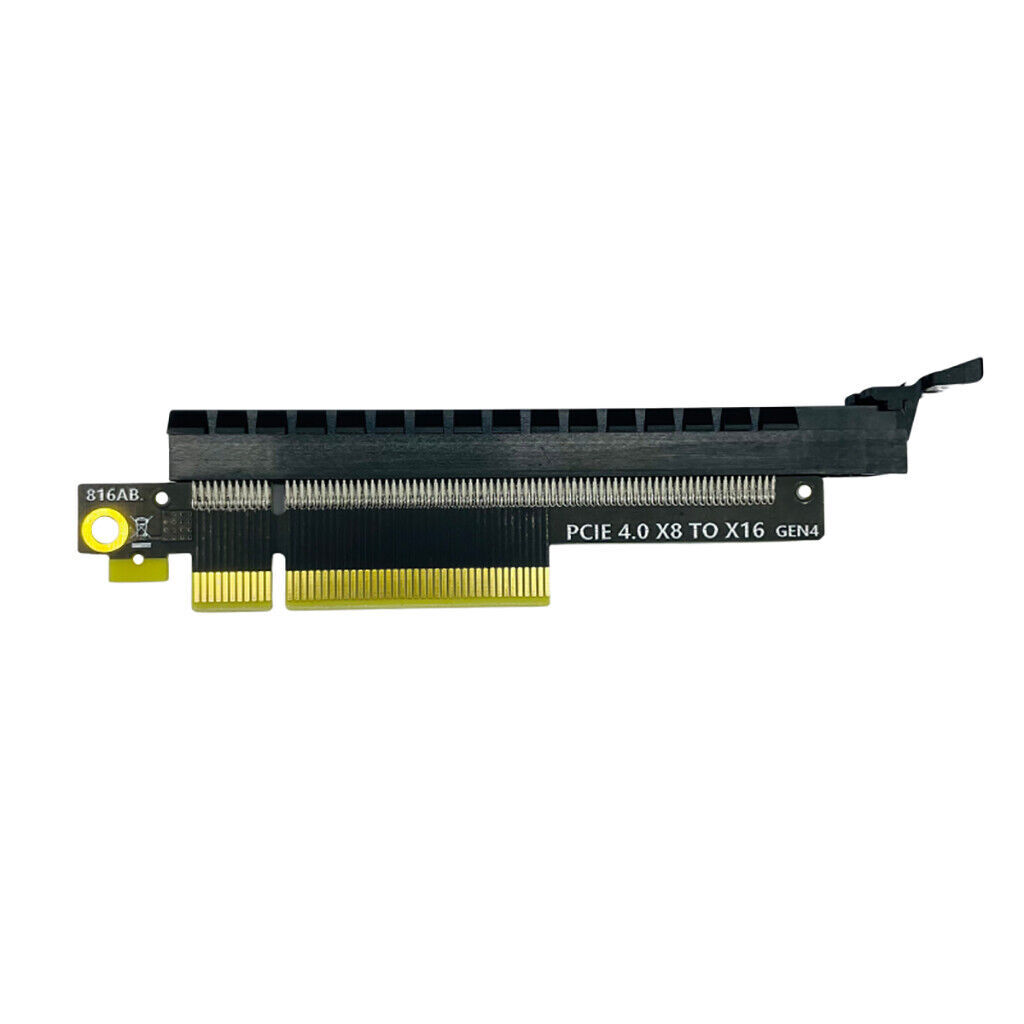 New PCIe 4.0 X4 /X8 to X16 Riser Card Converter/X16PCI-E Gen 4 Extension Adapter
