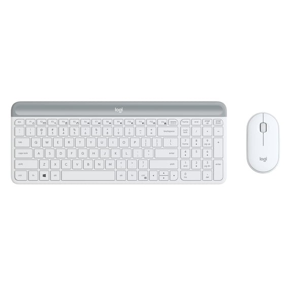 Slim Combo Keyboard, White