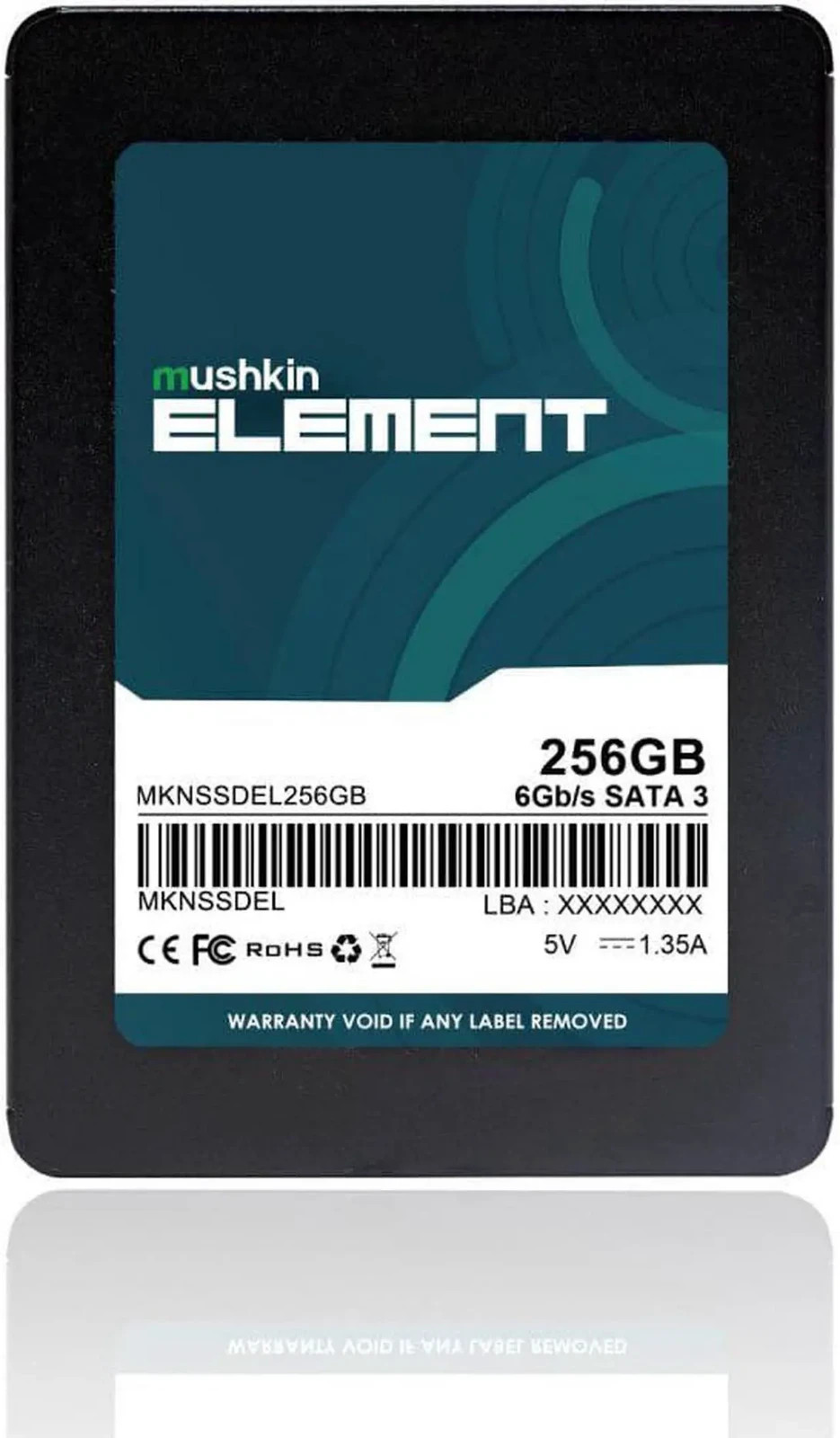 Mushkin 256GB Element 2.5 SATA Solid State Drive Model MKNSSDEL256GB