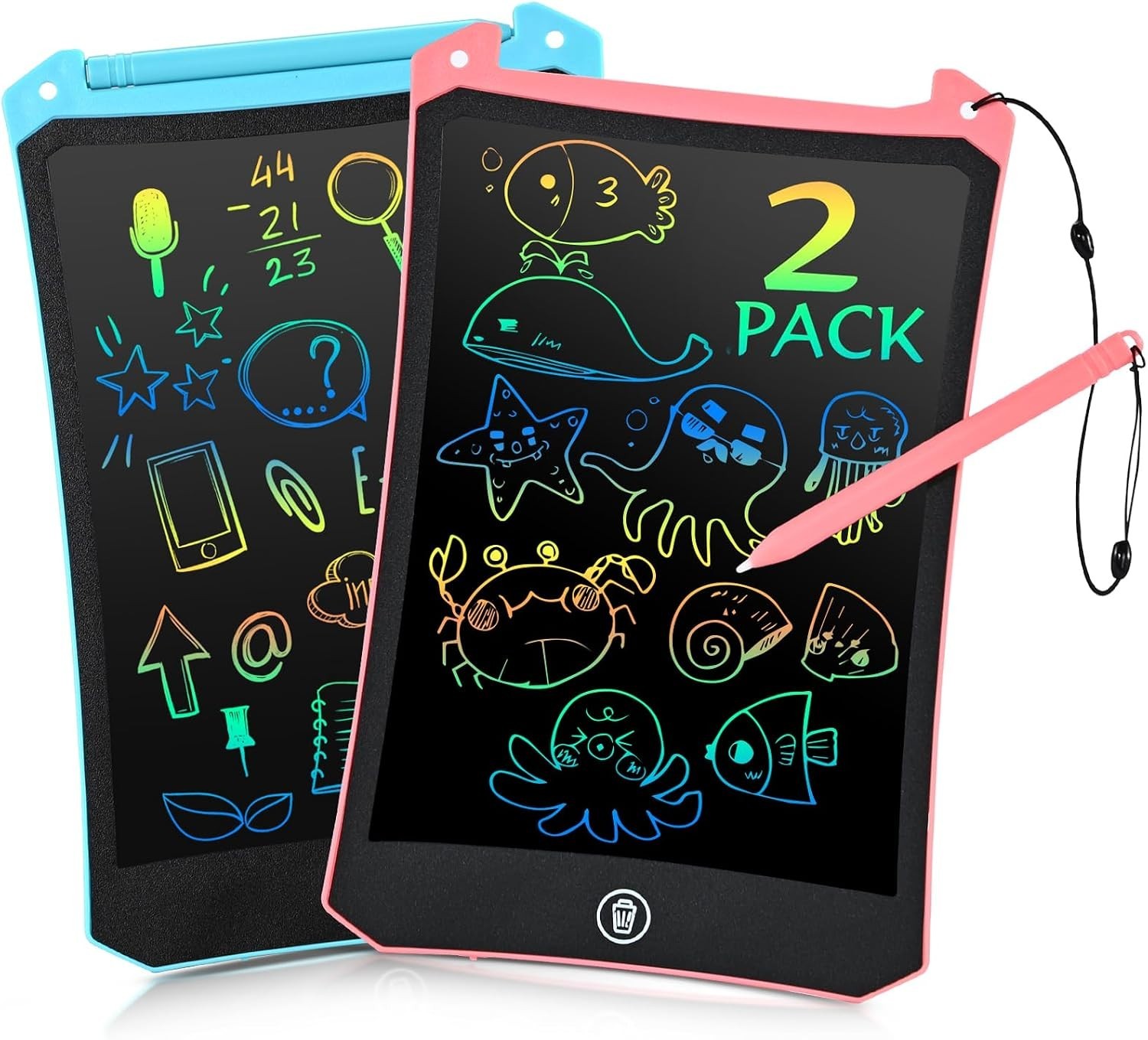EooCoo Kids LCD Writing Tablet Mess Free Drawing Board Travel Toy