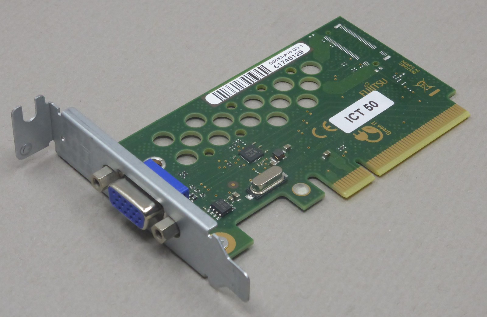 Fujitsu D3653-A10 GS1 PCI-E VGA Converter Low Profile ICT50 for Esprimo Celsius