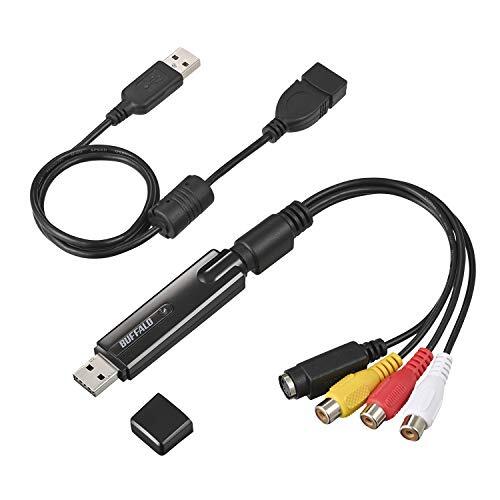 BUFFALO USB2.0 VHS 8mm dubbing Import to computer Video Capture PC-SDVD/U2G2 NEW
