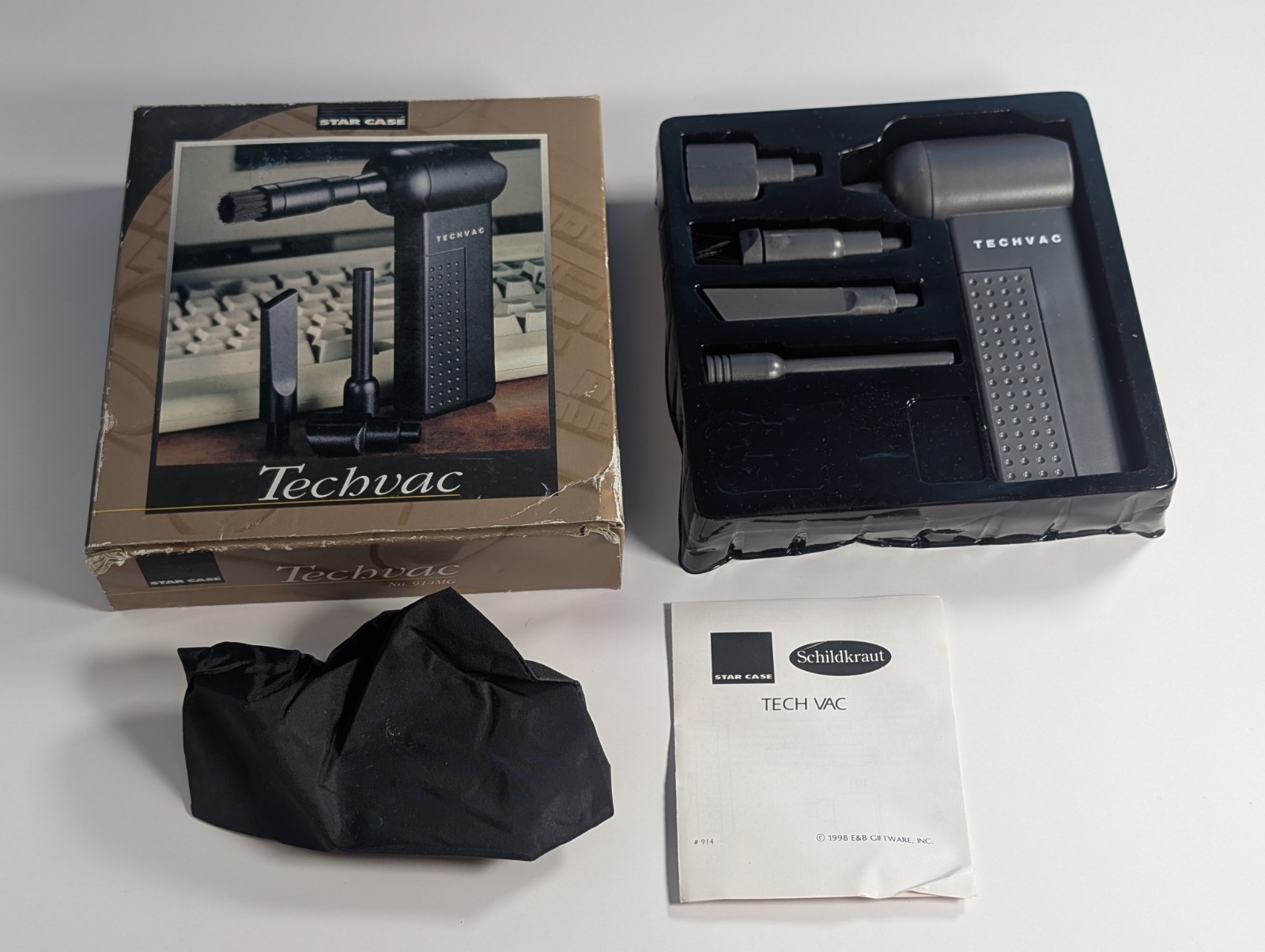 Techvac Computer Keyboard Vacuum - New In Open Box