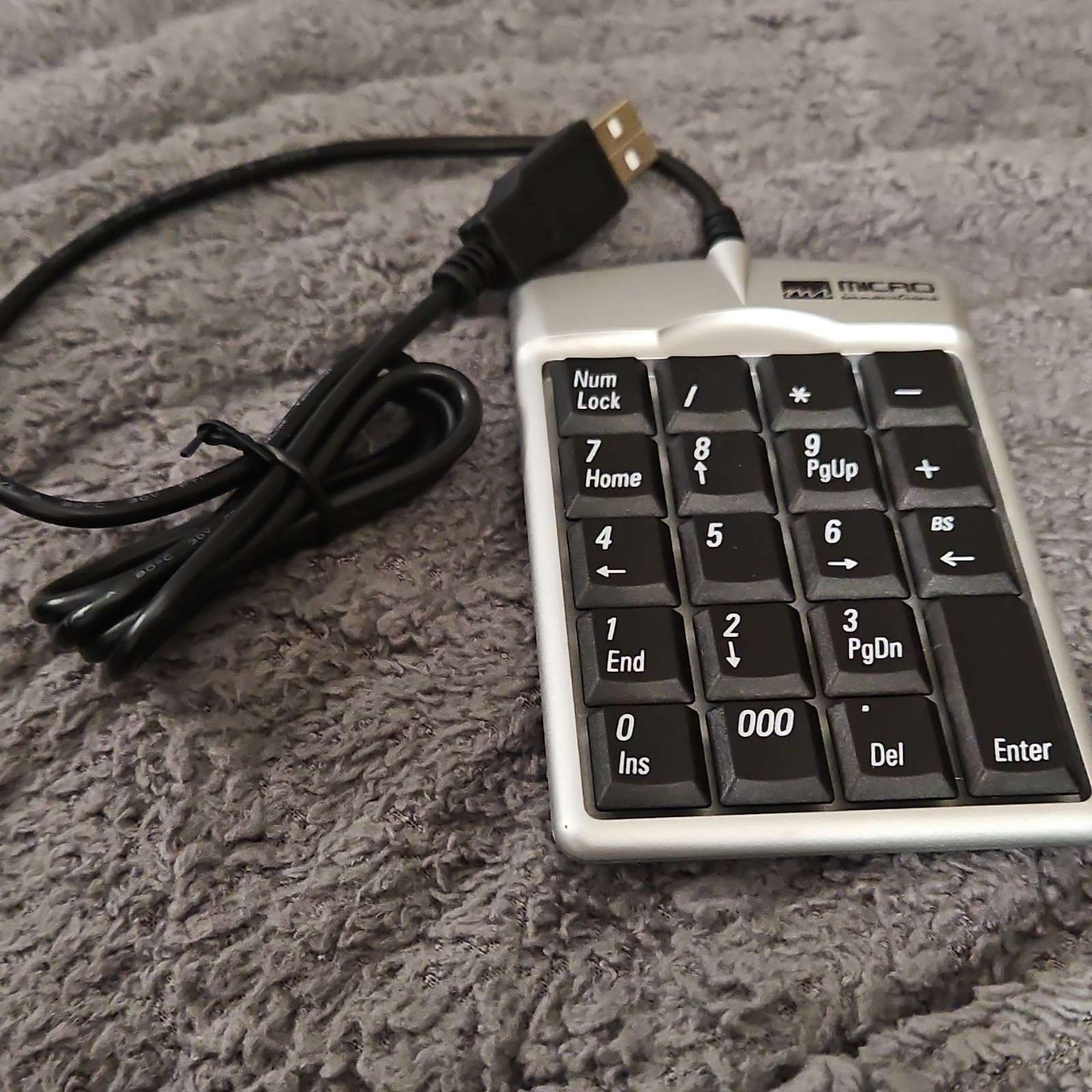 Micro Innovations Numeric Plus USB Model# KP25B-F Numeric Keypad