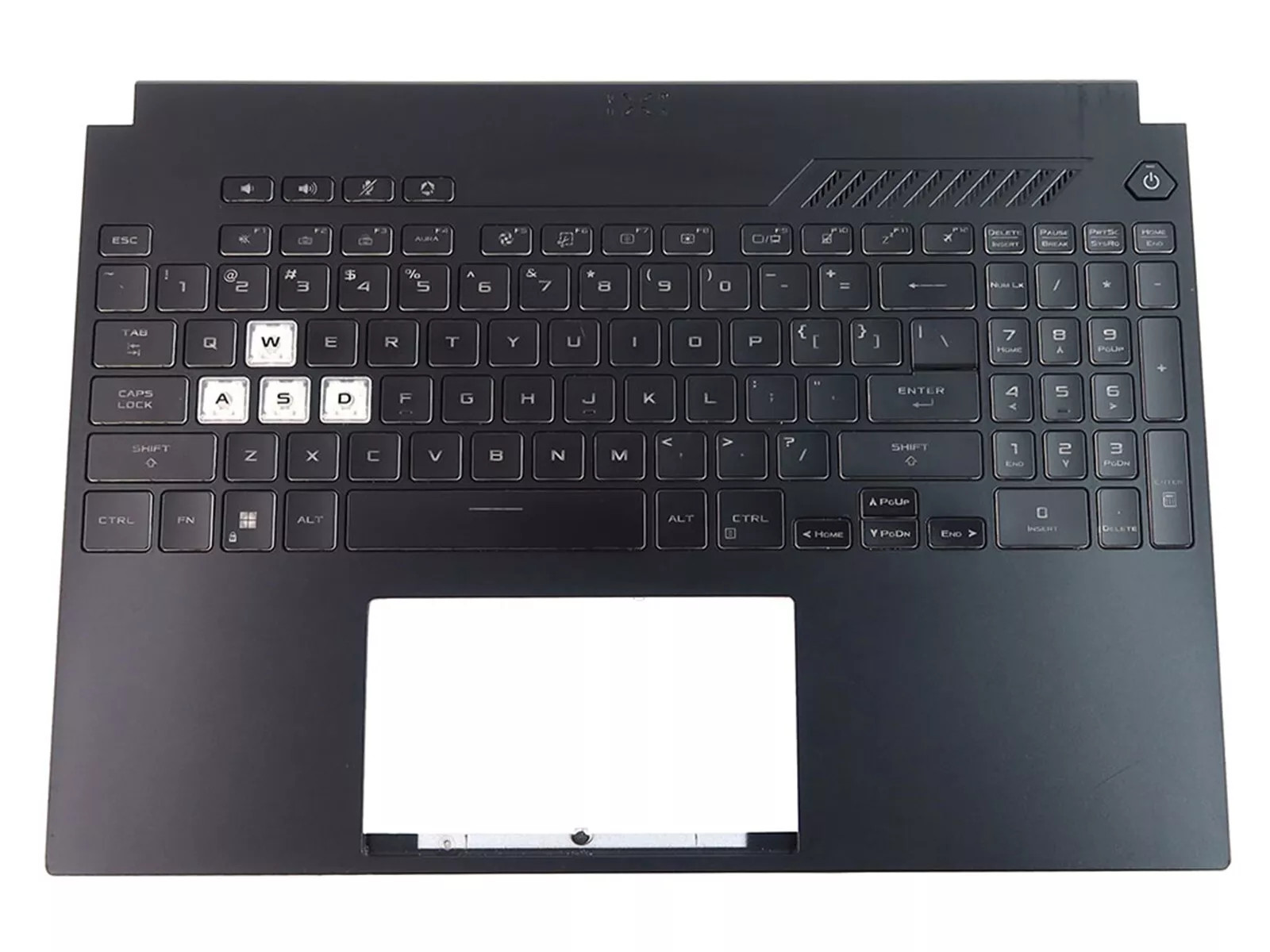 For ASUS TUF Dash 15FA507 FA507R Palmrest Backlit US Keyboard 90NR0951-R31 Black