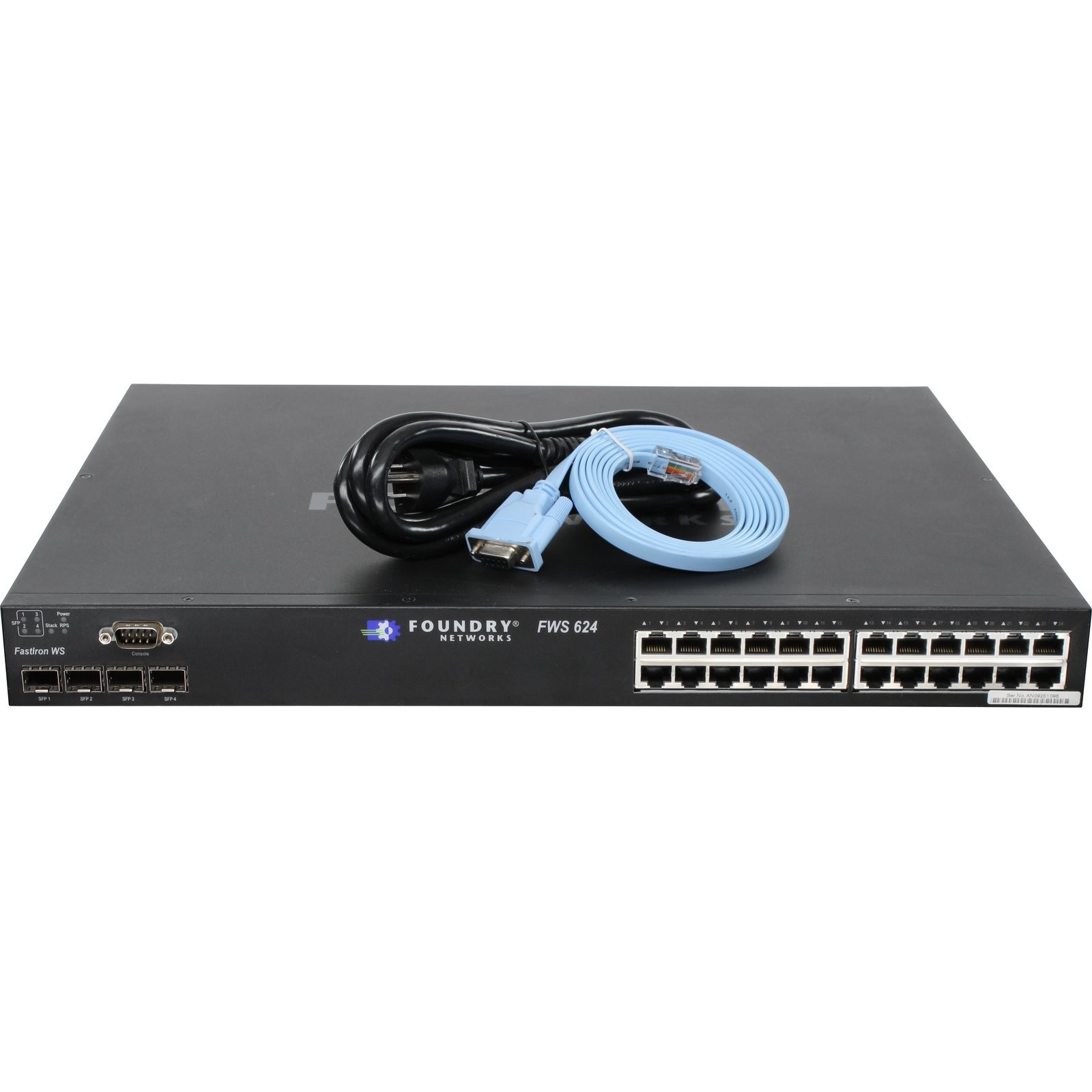 Foundry Networks FastIron FWS624 24P 10/100 4P 1GbE/SFP Switch