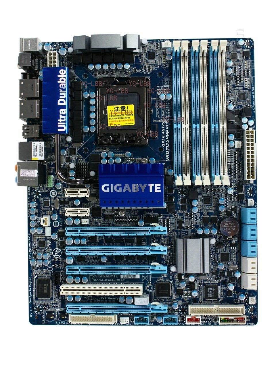 FOR Gigabyte GA-X58A-UD3R (rev2.0) Desktop Intel X58 LGA1366 Motherboard TESTED
