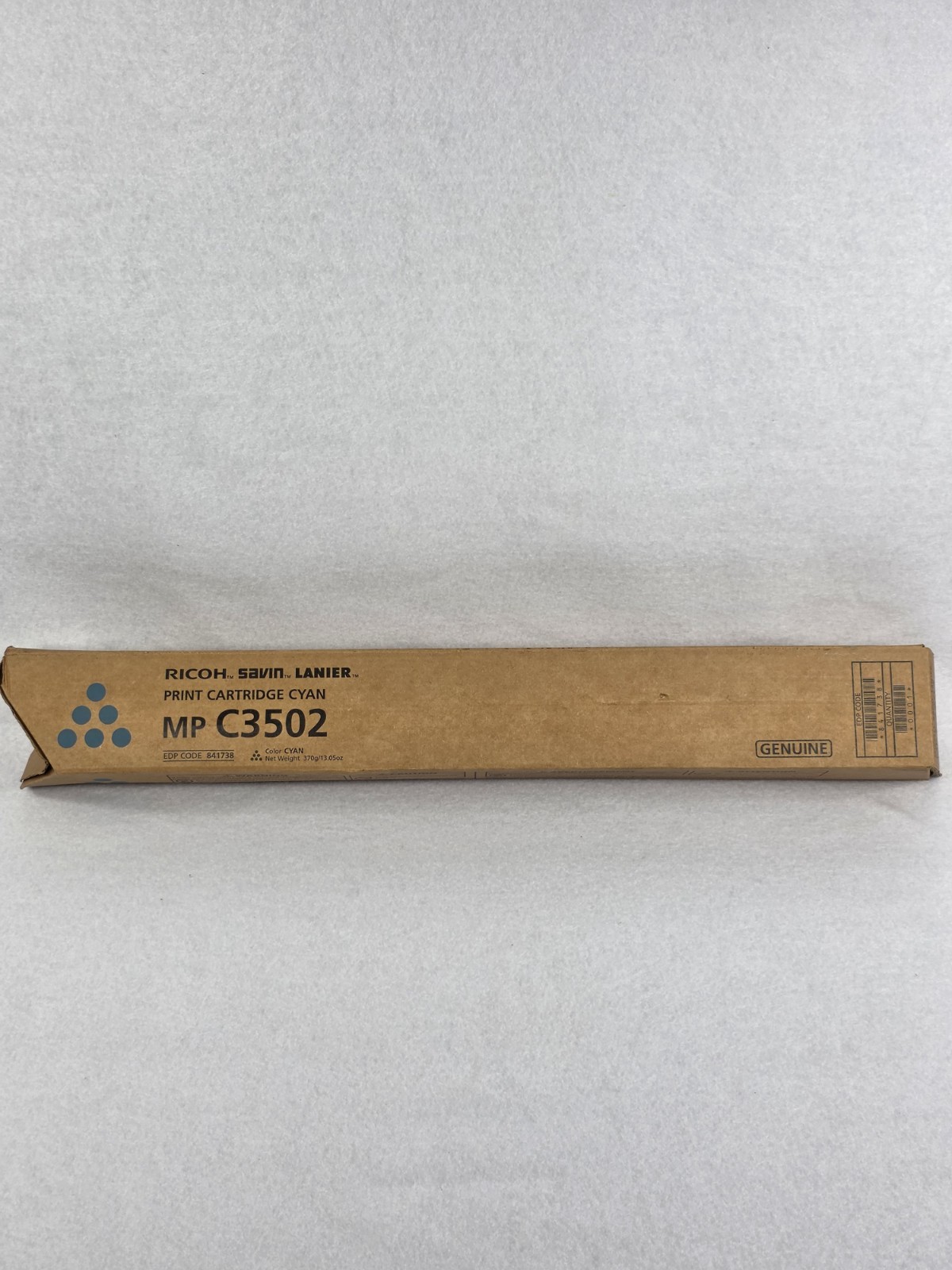 Genuine Ricoh MP C3502 Cyan Toner Cartridge 841738 (Blue)  NEW NIB