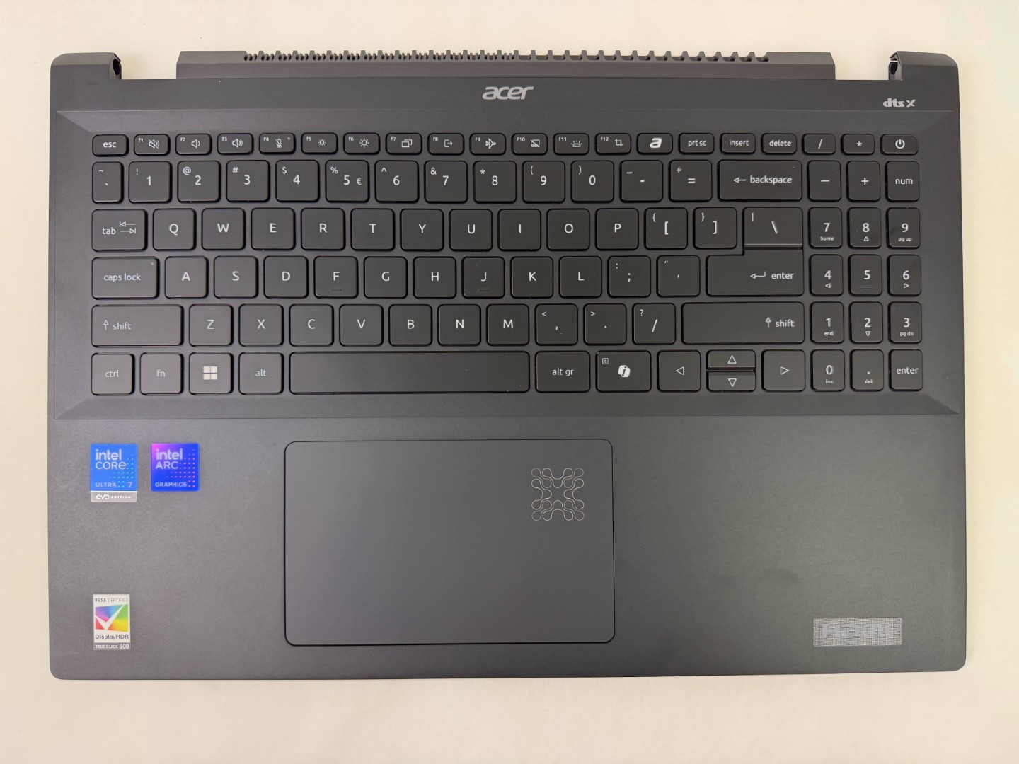 Keyboard Palmrest Bottom for Acer Swift 16AI SF16-51T-76TG - Light Dent