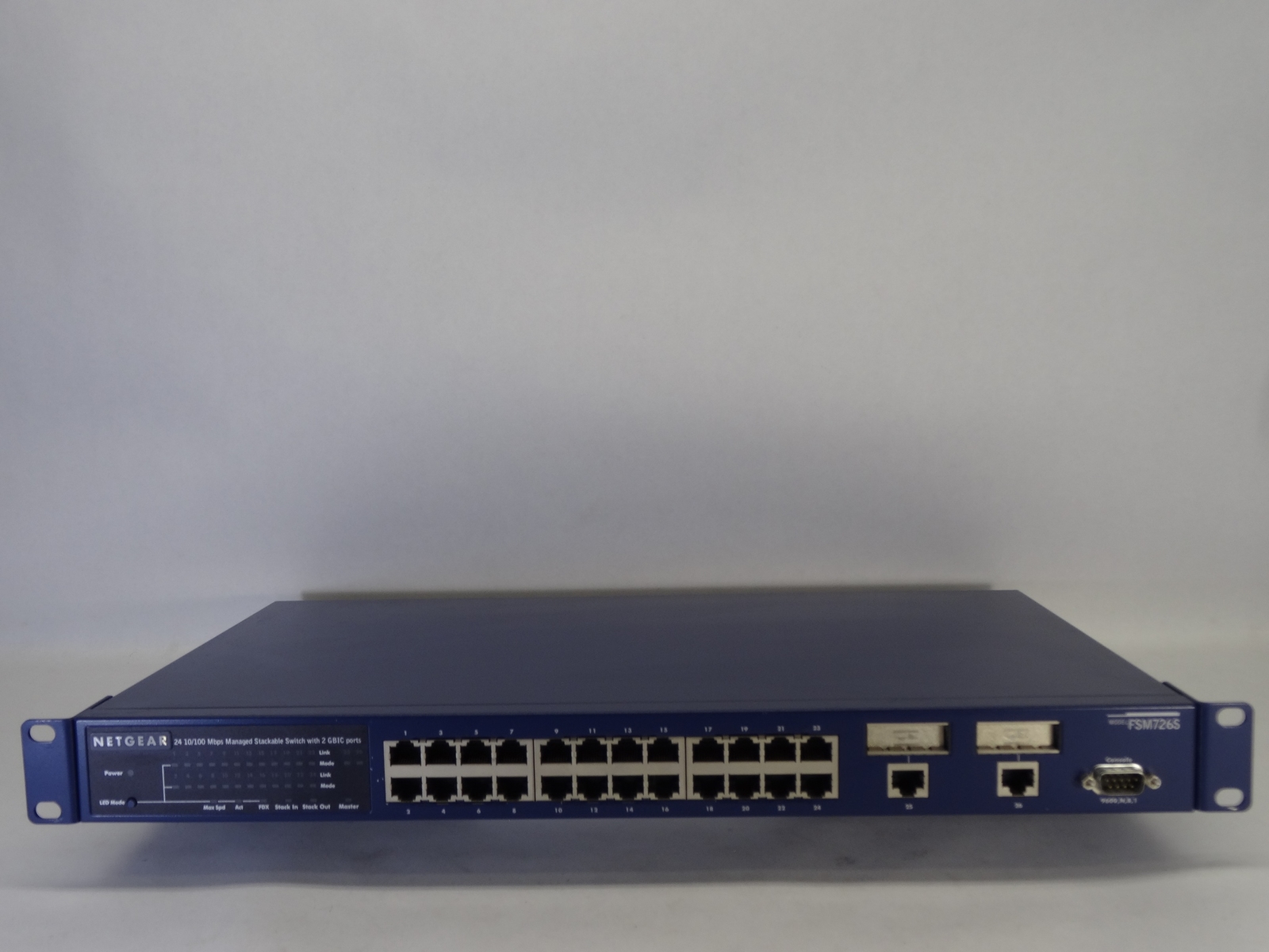 NETGEAR FSM726S 24 10/100 MBPS MANAGED STACKABLE SWITCH