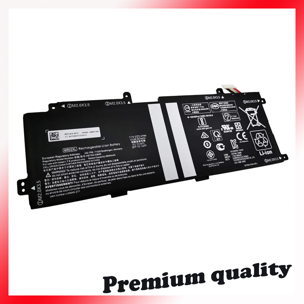 For HP Elite x2 G4 Tablet 12.3" Battery 7.7V 47Wh 5950mAh MR02XL L46601-005
