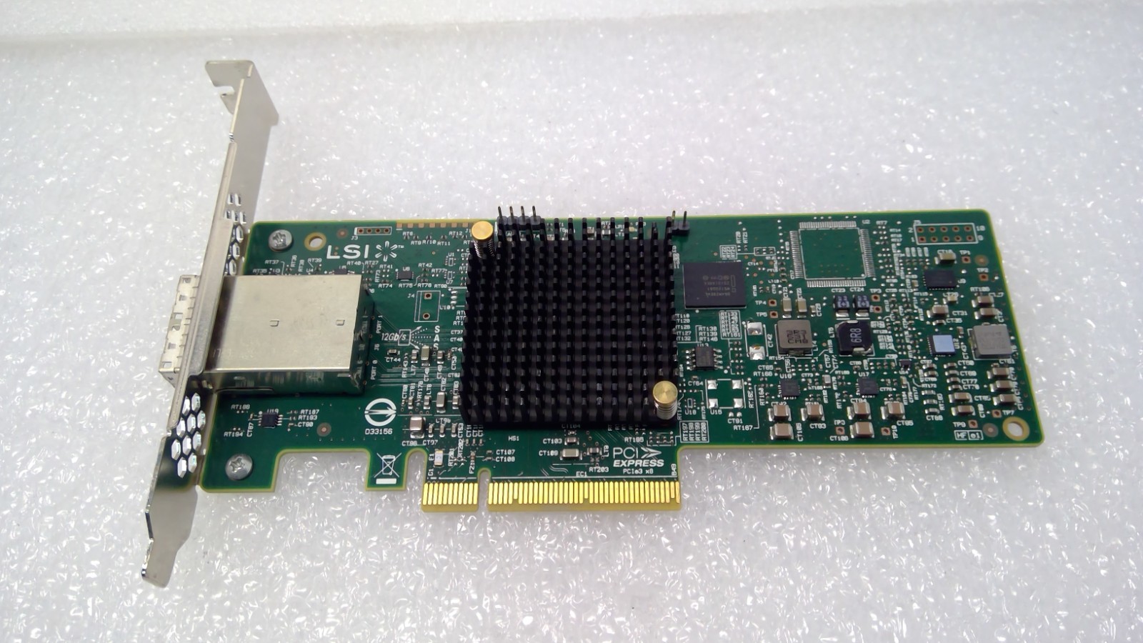 LSI SAS9300-8e 8-Port 12Gbps SAS PCIe HBA Host bUst Adapter High Profile 0J91FN