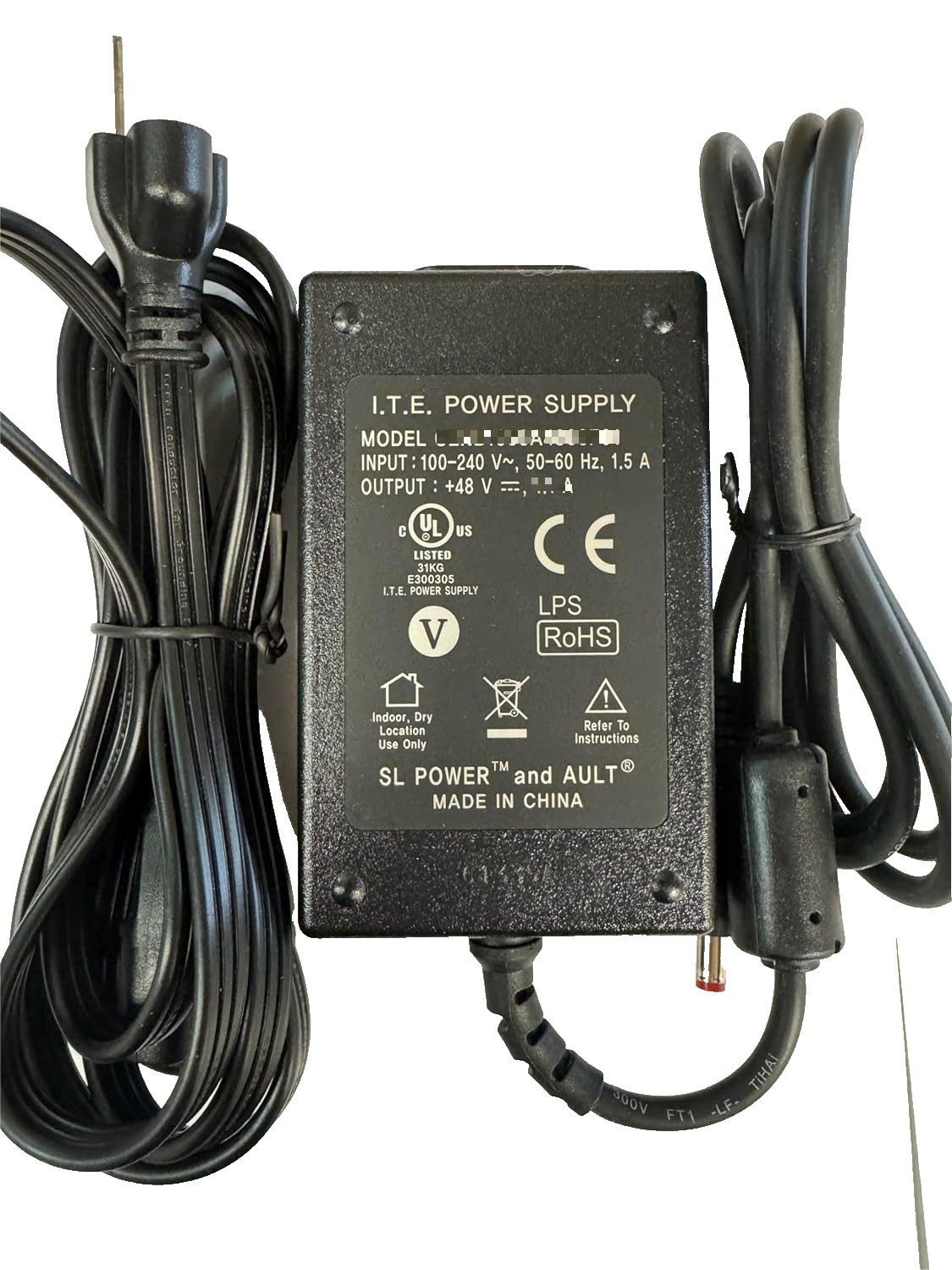 48V ITE AC DC Adapter For Yealink UVC34 UVC40 USB Video Conference Camera Bar