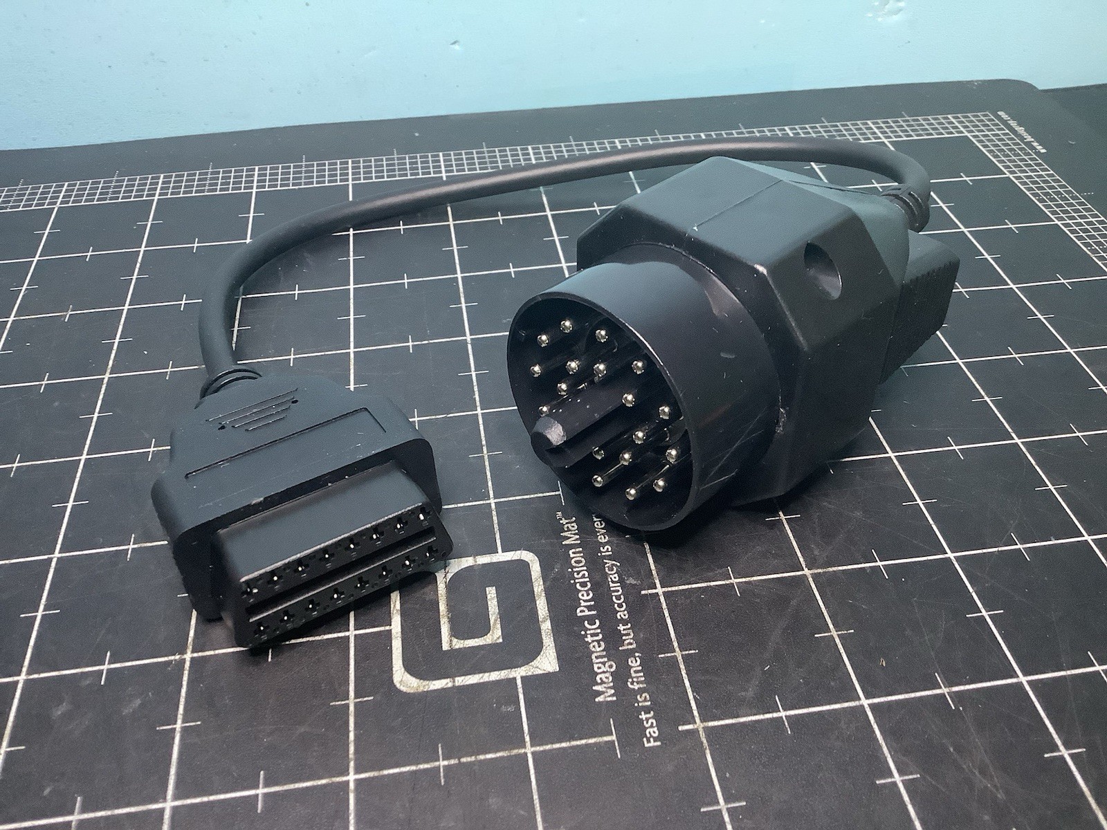 Obd2 Female to 20 Pin Extension Convert Adapter OBD1 to OBD II Cable