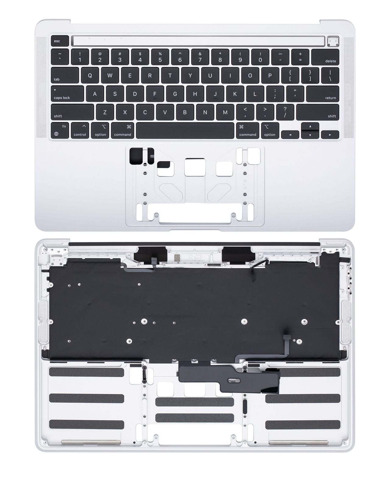 Top Case With Keyboard Compatible For MacBook Pro 13" A2338/Late 2020 silver