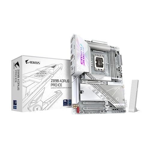 GIGABYTE Z890 AORUS PRO ICE Intel Core Ultra Series 2 Motherboard - WHITE