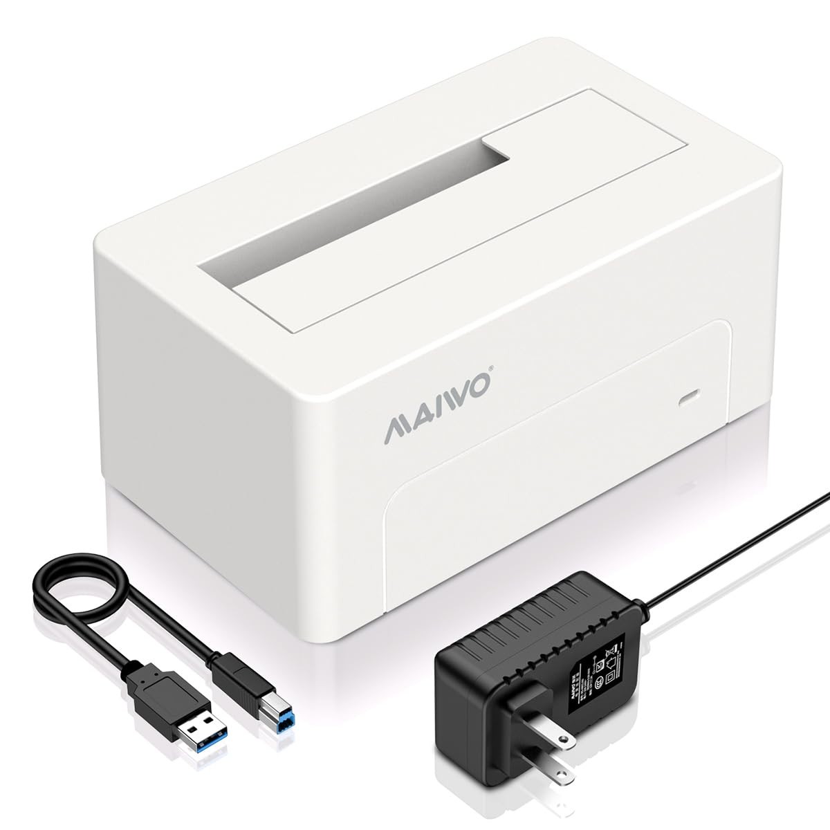 MAIWO SAS to USB 3.0 Adapter, 2.5 3.5 Inch SAS SATA HDD SSD Enclosure, 24TB C...