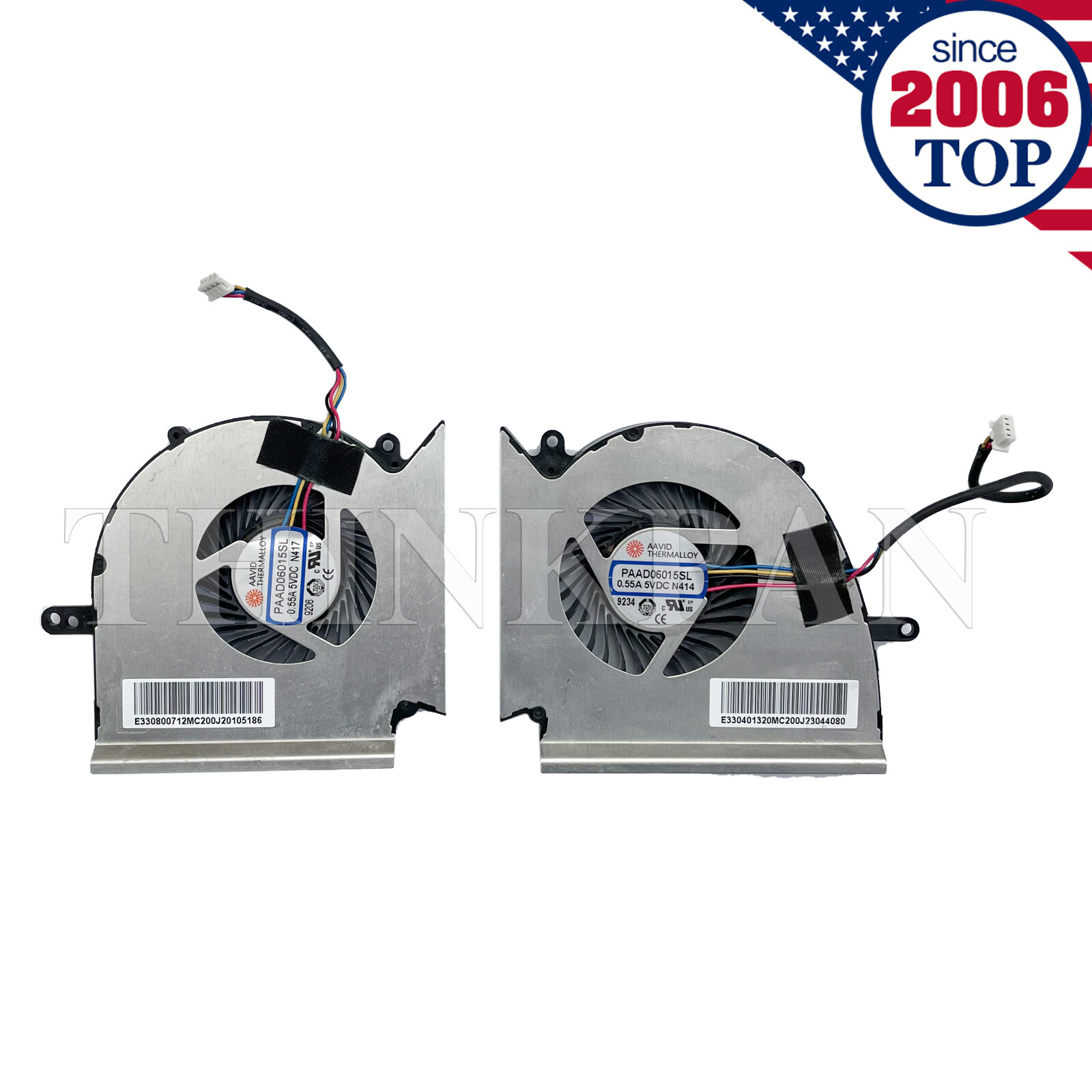 New CPU & GPU Cooling Fan for MSI GE75 GP75 GL75 WE75 VR MS-17E2 N414 N417