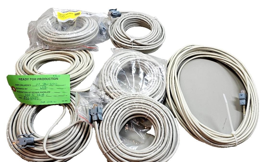 Lot 7PCS 50ft Phoenix Contact VS-RJ45 Connector Cables 300Mhz Cat5e Patch