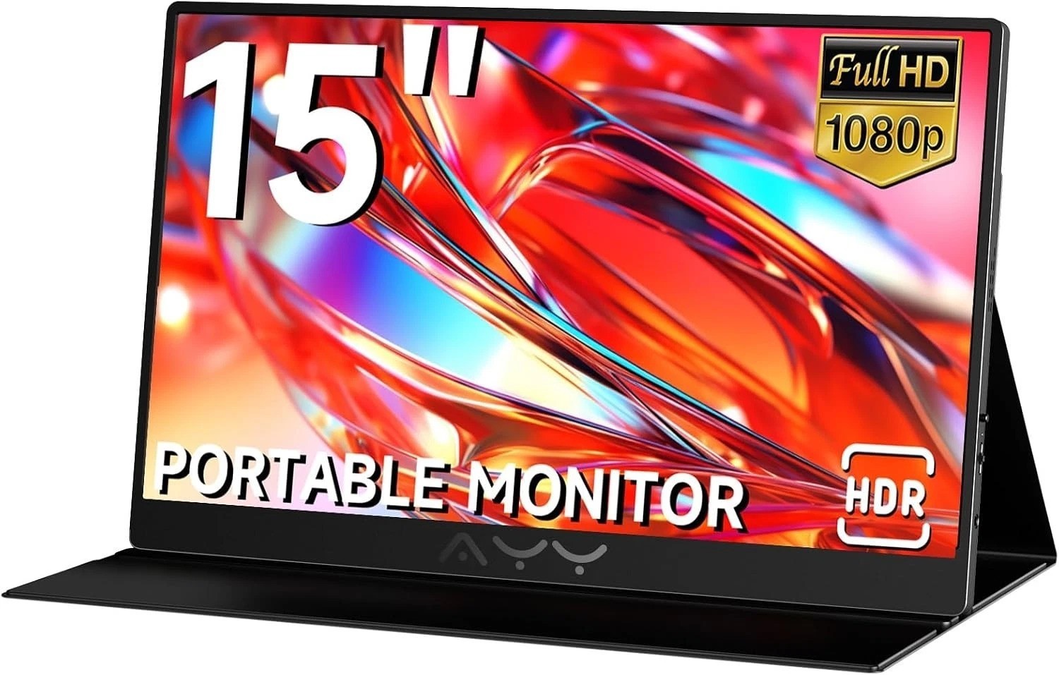 Portable Monitor for Laptop 15 Inch, FHD 1080P USB-C HDMI Travel Monitor Exte...