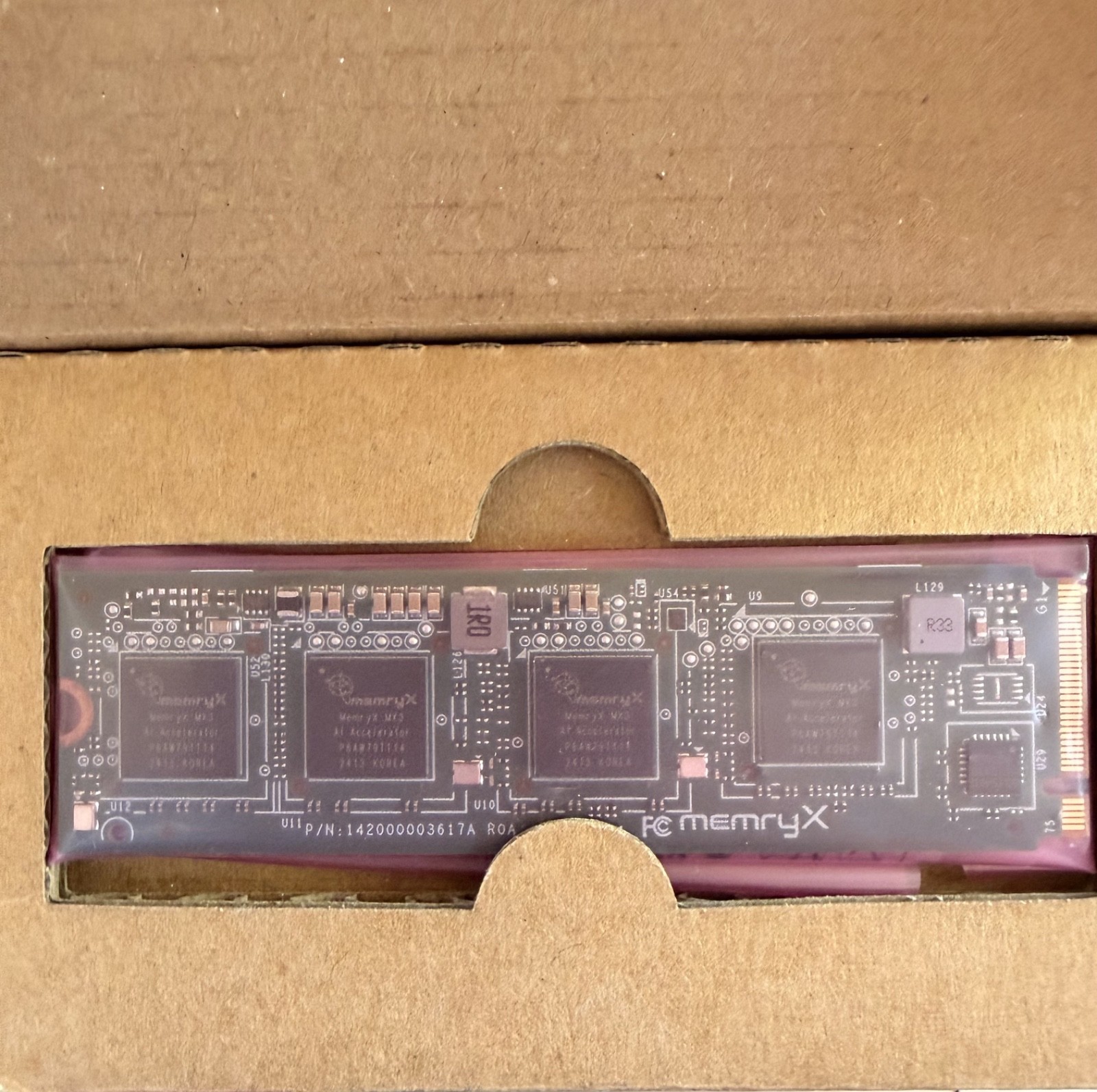 MemryX MX3 M.2 AI Accelerator PCI GEN 3 with HEAT SINK Casing