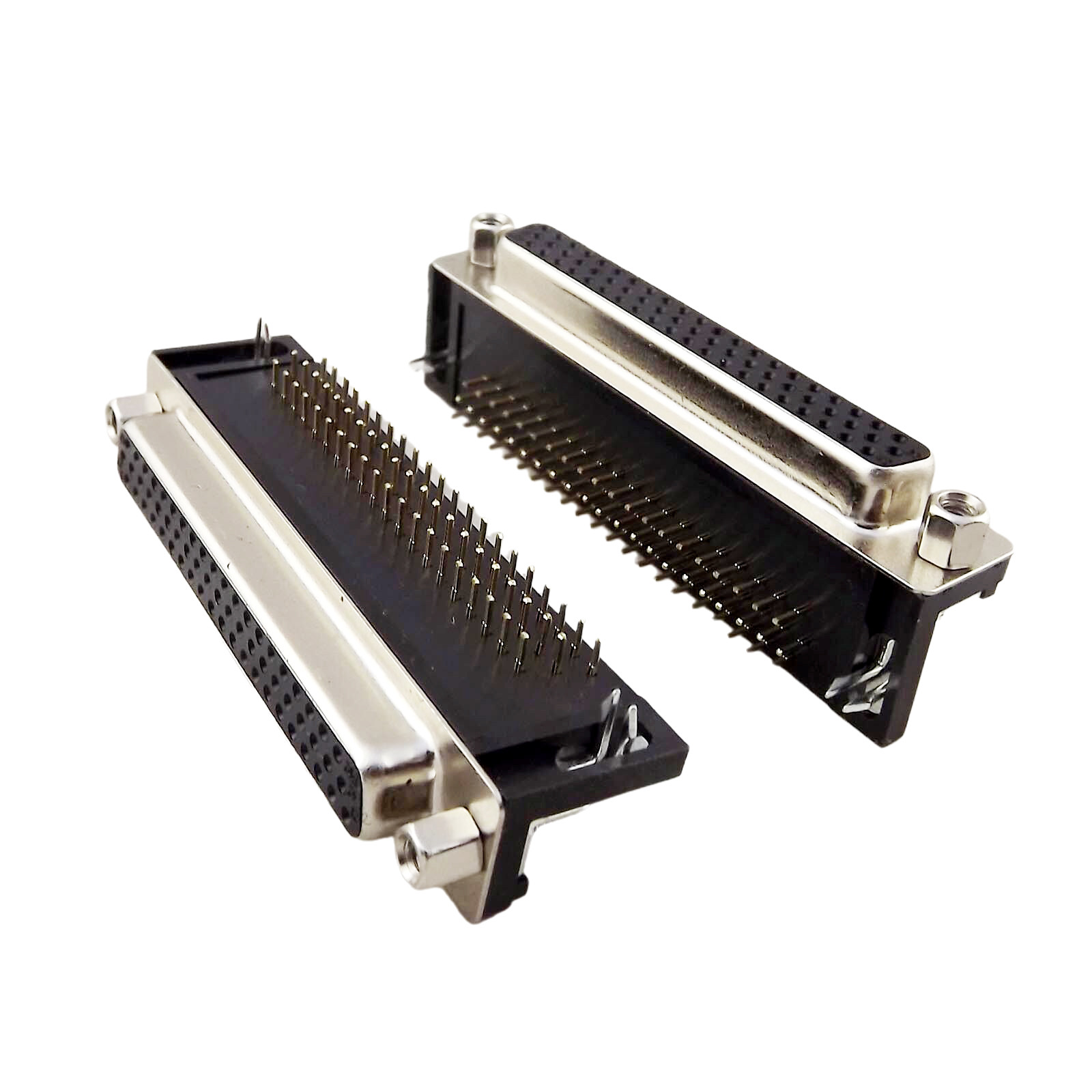 5x D-SUB DB62 3 Rows 62Pin Female Right Angle PCB Solder Cable Adapter Connector