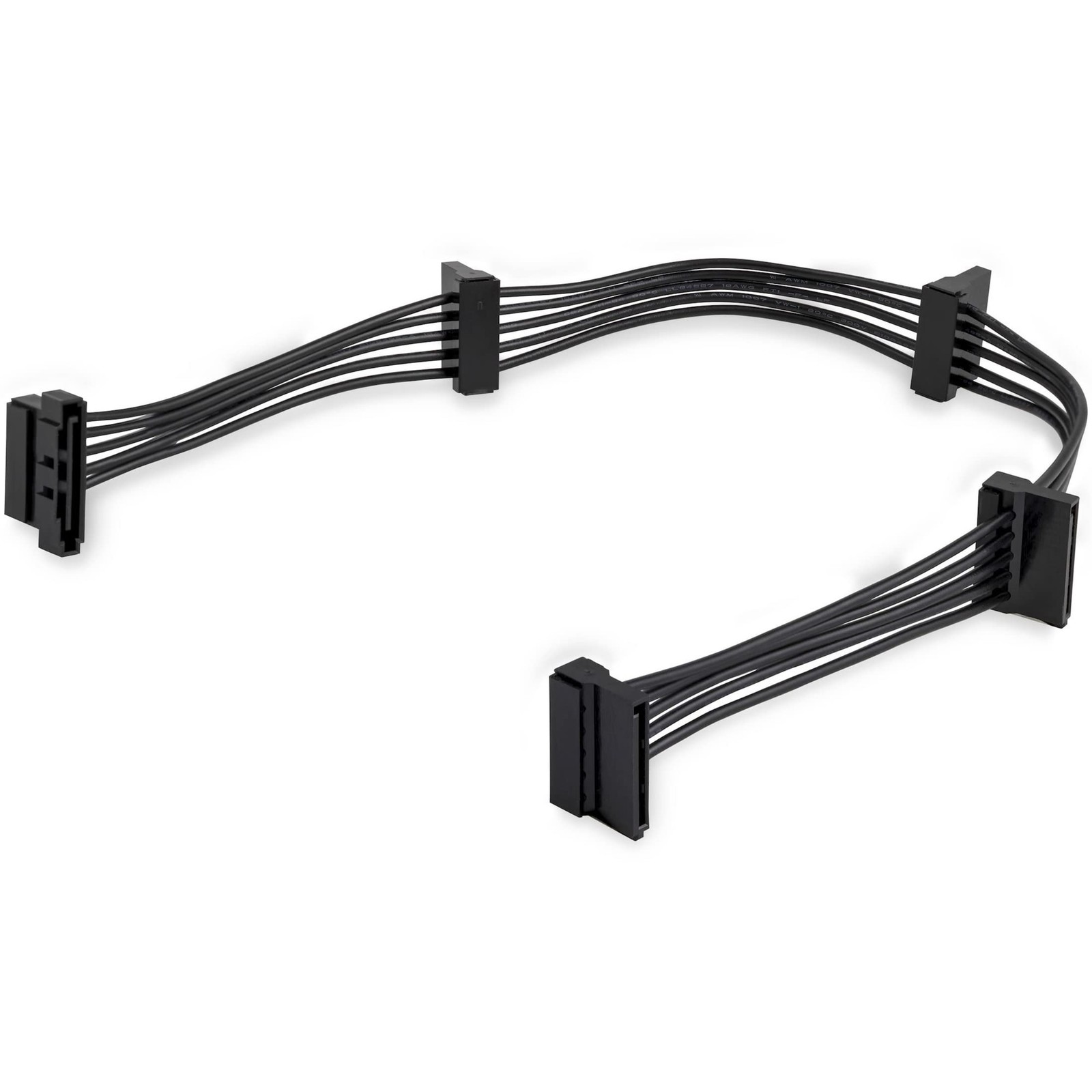 StarTech.com 15.7 in (400 mm) SATA Power Splitter Adapter Cable - M/F - 4x Seria