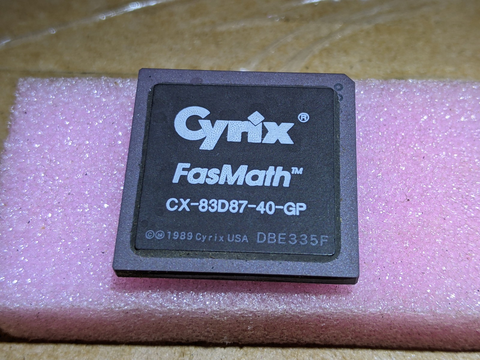 CYRIX CX‑83D87‑40‑GP FASMATH FPU Coprocessor