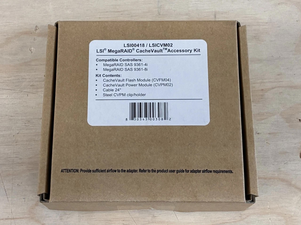 LSI MegaRAID CacheVault Kit LSI00418 LSICVM02 for 9361-4i 9361-8i New Open Box