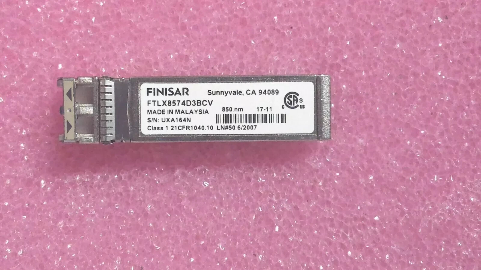 Finisar  10Gbe FTLX8574D3BCV SFP+ Transceiver Module @CC NEW