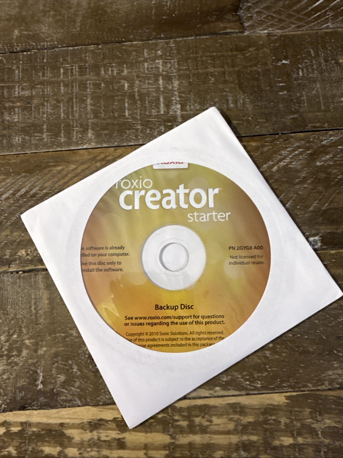 Roxio Creator Starter PC Software