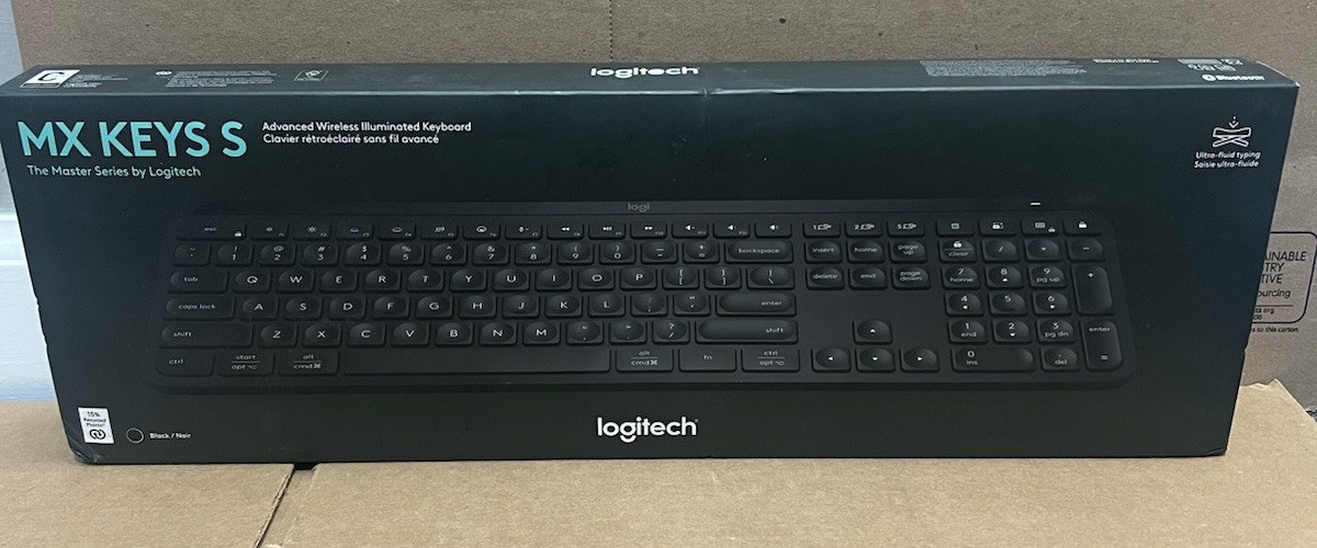 BRAND NEW Logitech MX Keys S Full-Size Bluetooth Advanced Wireless Keyboard