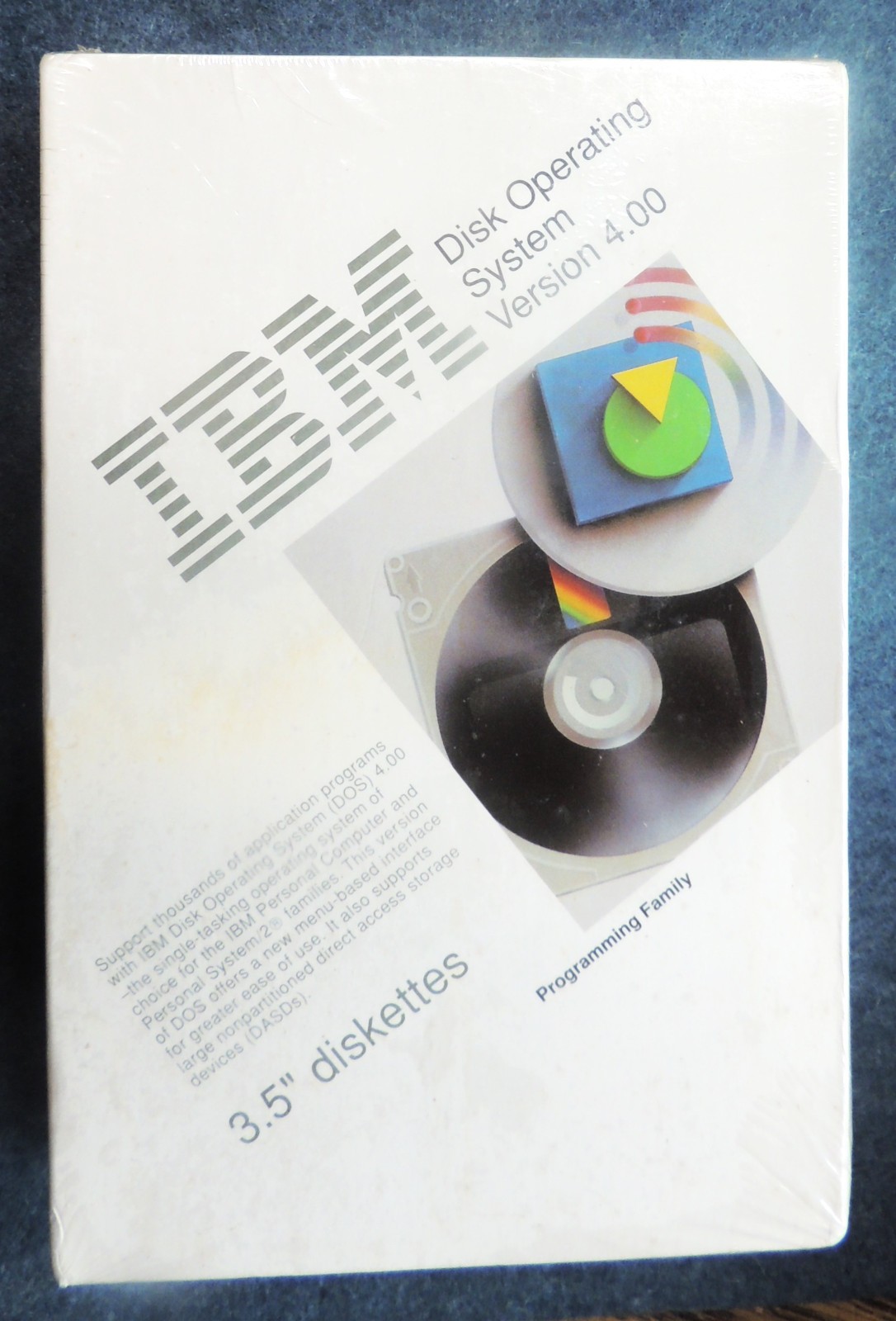IBM Disk Operating System Version  4 .00 Two 720KB 3.5 Inch Diskettes c1988 New