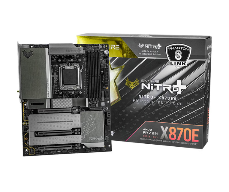Sapphire NITRO X870E APHANTOMLINK WIFI AM5 DDR5 Motherboard*/