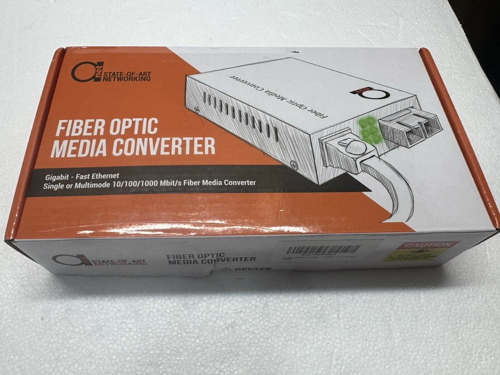 ONET STATE OF THE ART NETWORKING FIBER OPTIC MEDIA CONVERTER MULTIMODE S-56