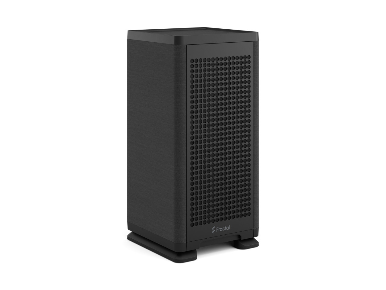 Design Mood Black Mini-ITX Small Form Factor PC Case with PCIe 4.0 Riser Fractal