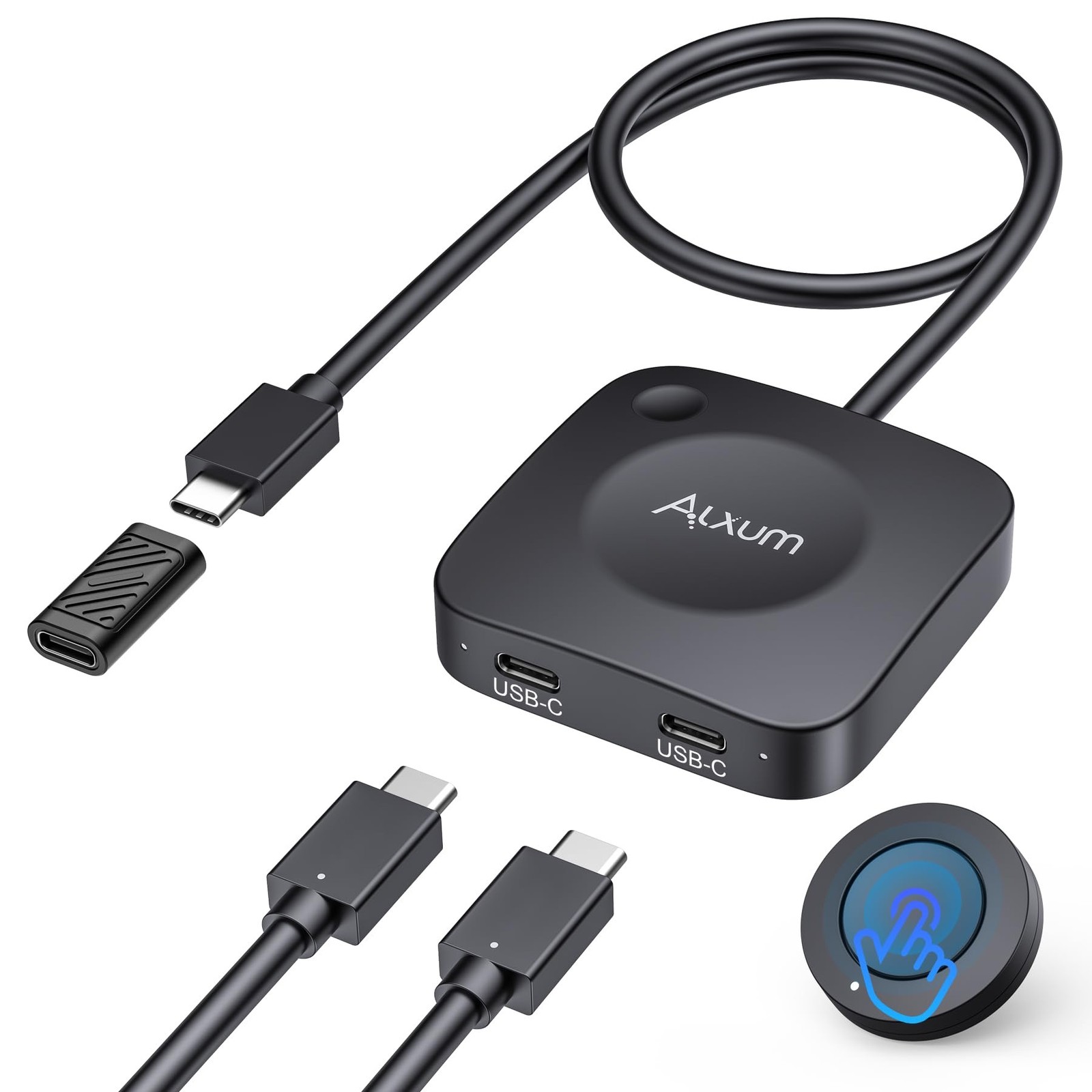 Alxum 20Gbps USB C Switch For 2 Computers