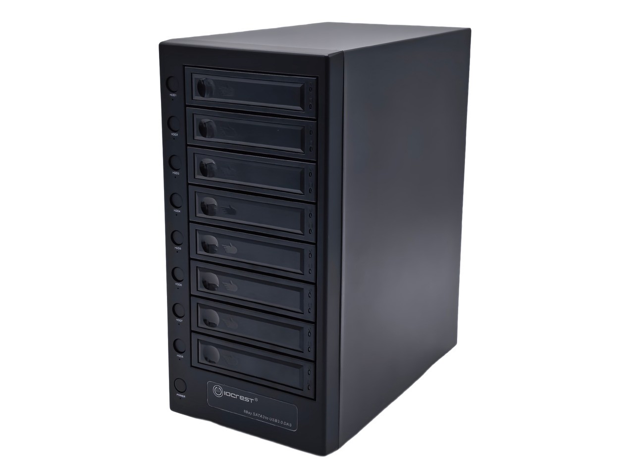 USB 4.0 (40Gbps) Type-C 8 Bay 2.5 Inch and 3.5 Inch SATA Hard Drive External
