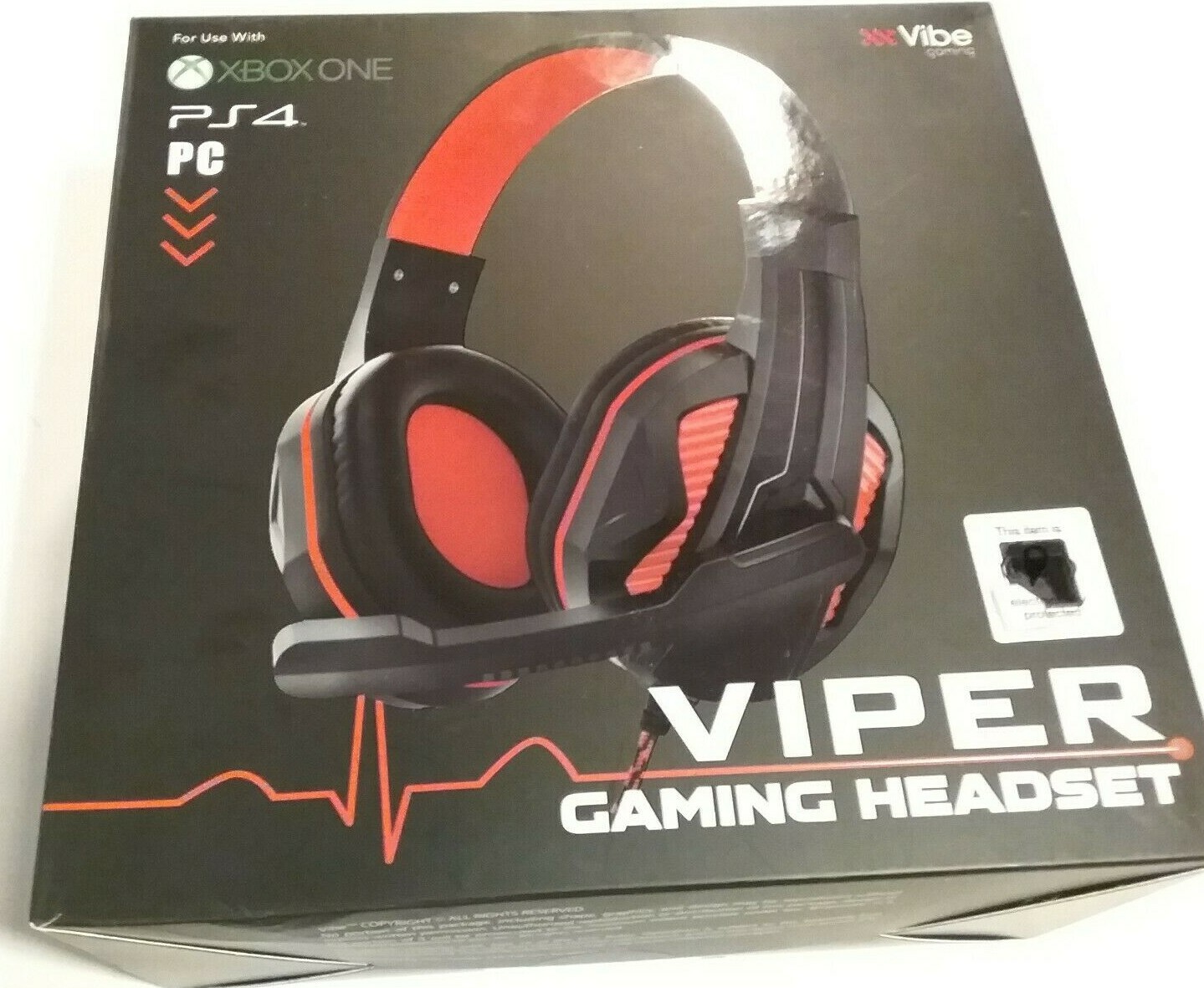 VIPER LED Light UP Gaming Headphone with Microphone