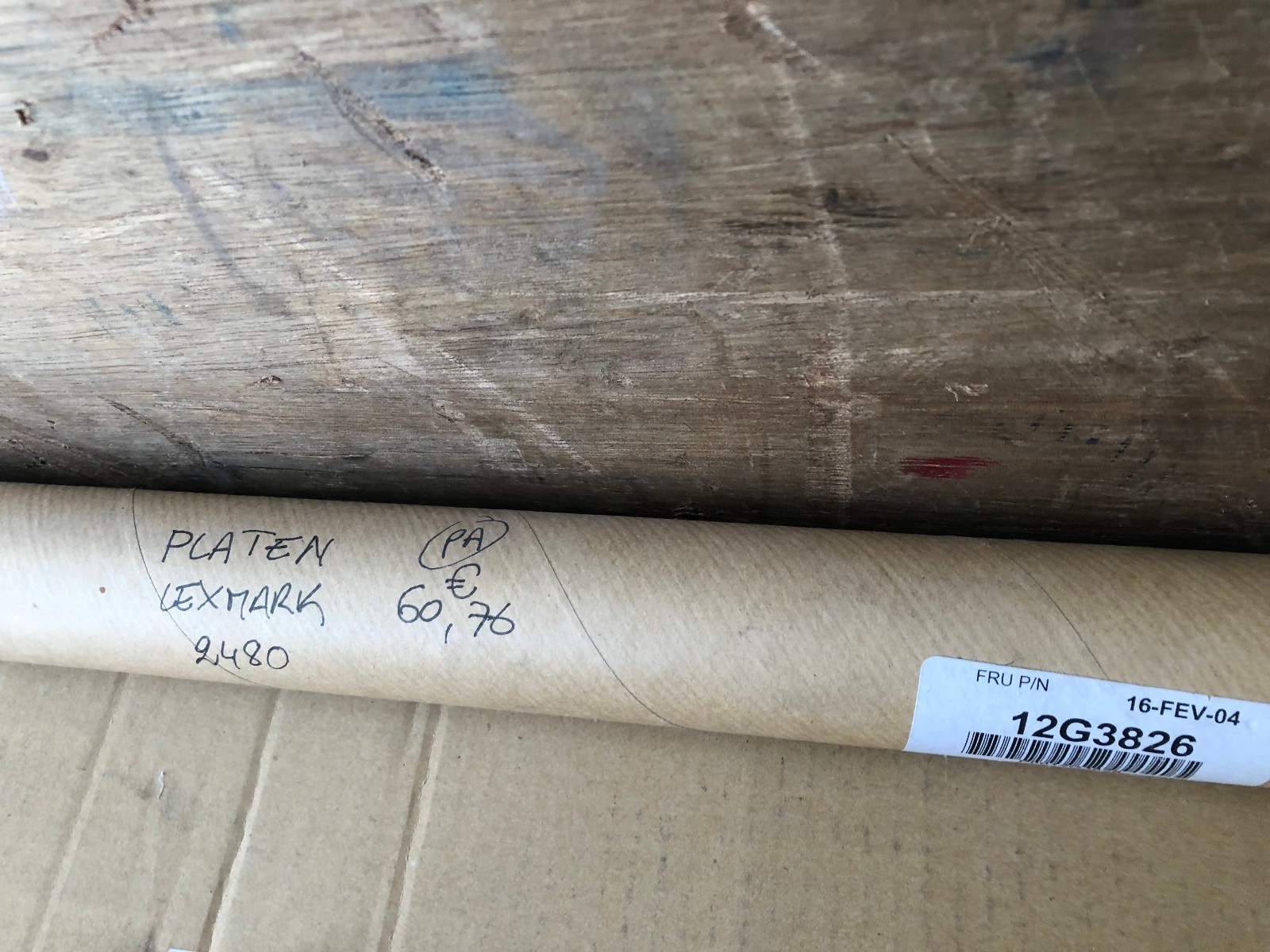 LEXMARK 12G3826 PLATES 2480