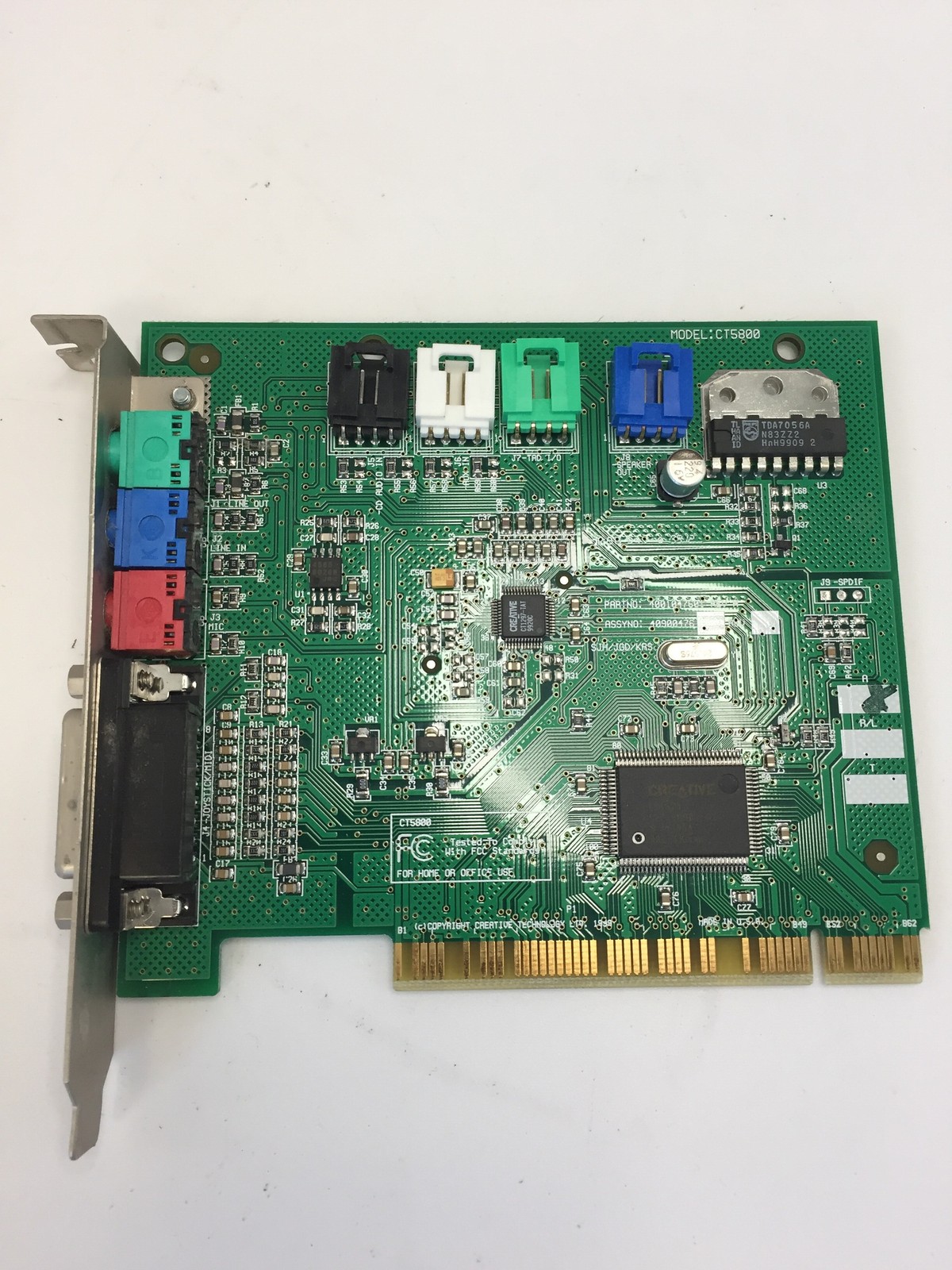 Vintage Creative Labs Soundblaster CT5800 PCI Sound Card DP/N 0009624P FREE SH