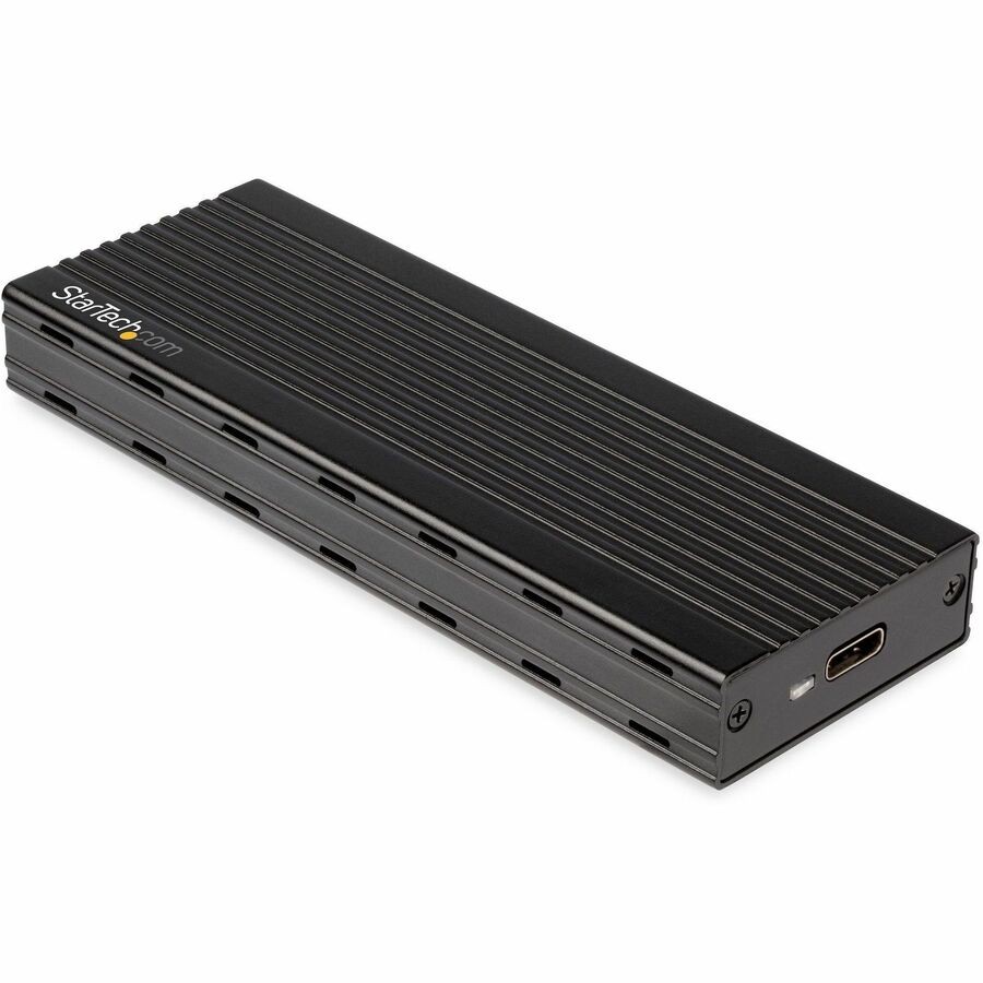 StarTech USB-C (10Gbps) to M.2 NVMe SSD Enclosure, Portable M.2 PCIe Aluminum